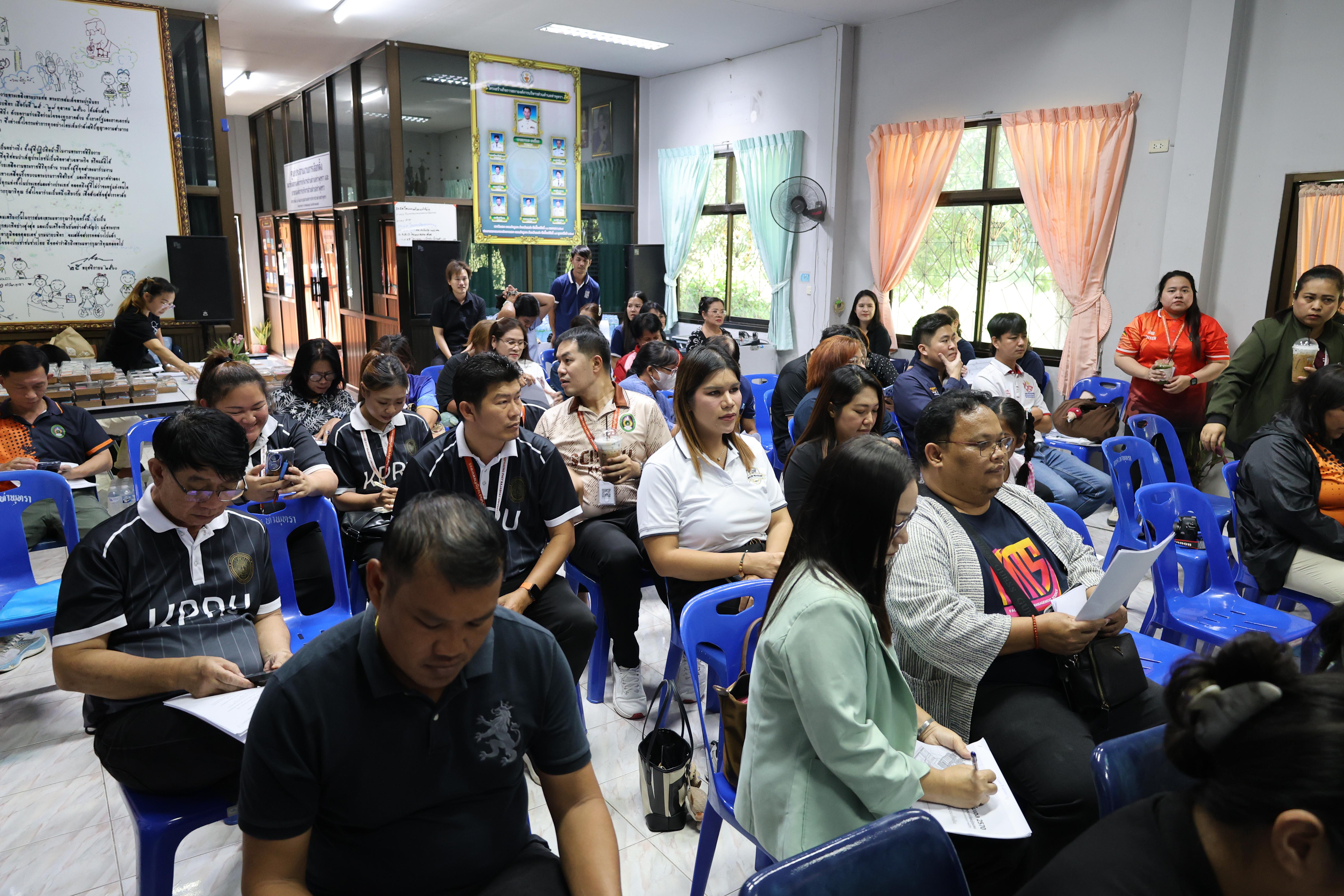 36. เข้าร่วมประชุมวางแผนดำเนินงานโครงการ"THAPHUTSA MODEL"