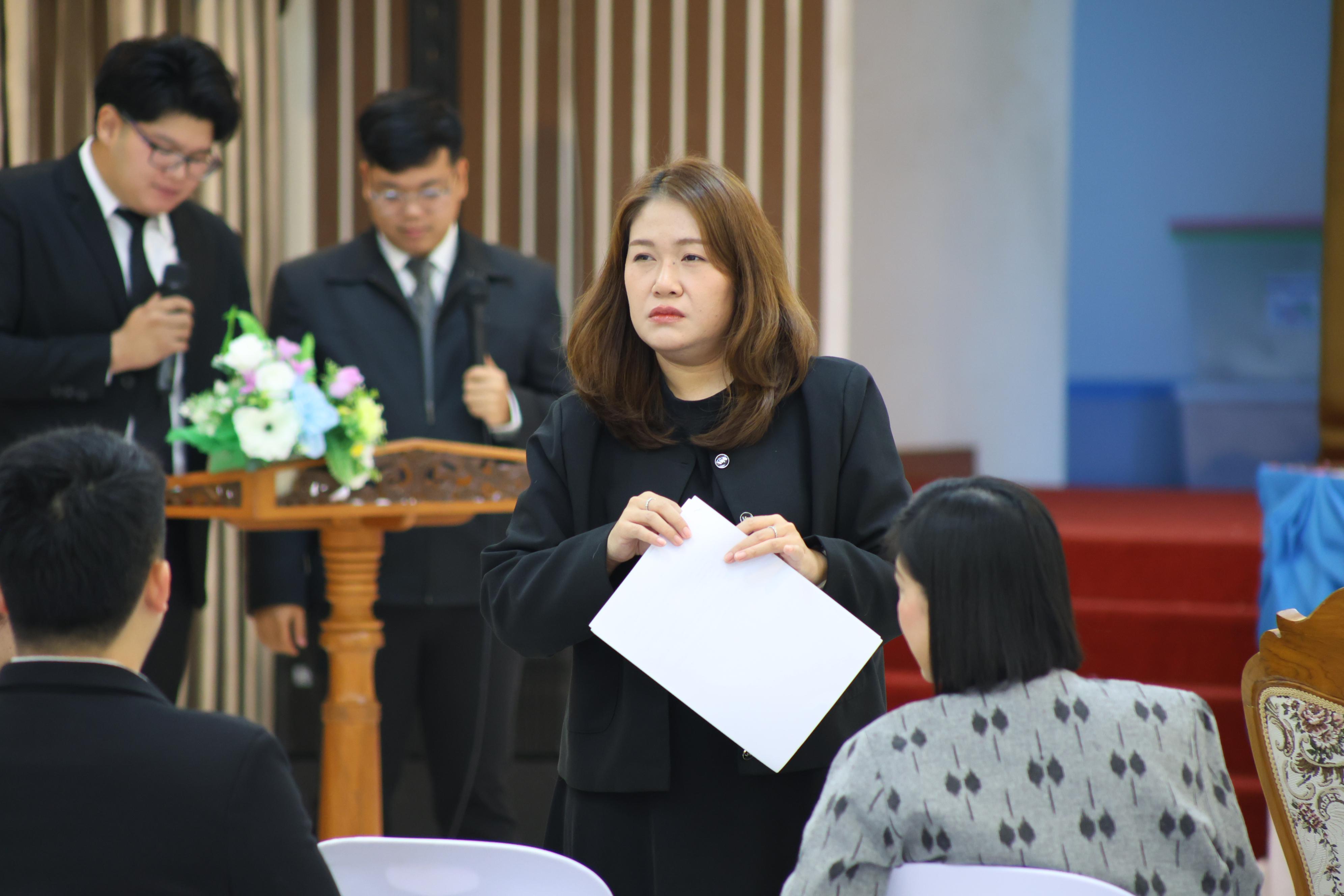 39. กิจกกรรมสัมมนาเป็นหมู่คณะหลังการฝึกประสบการณ์วิชาชีพครูและนำเสนอนวัฒกรรมการจัดการเรียนการสอน