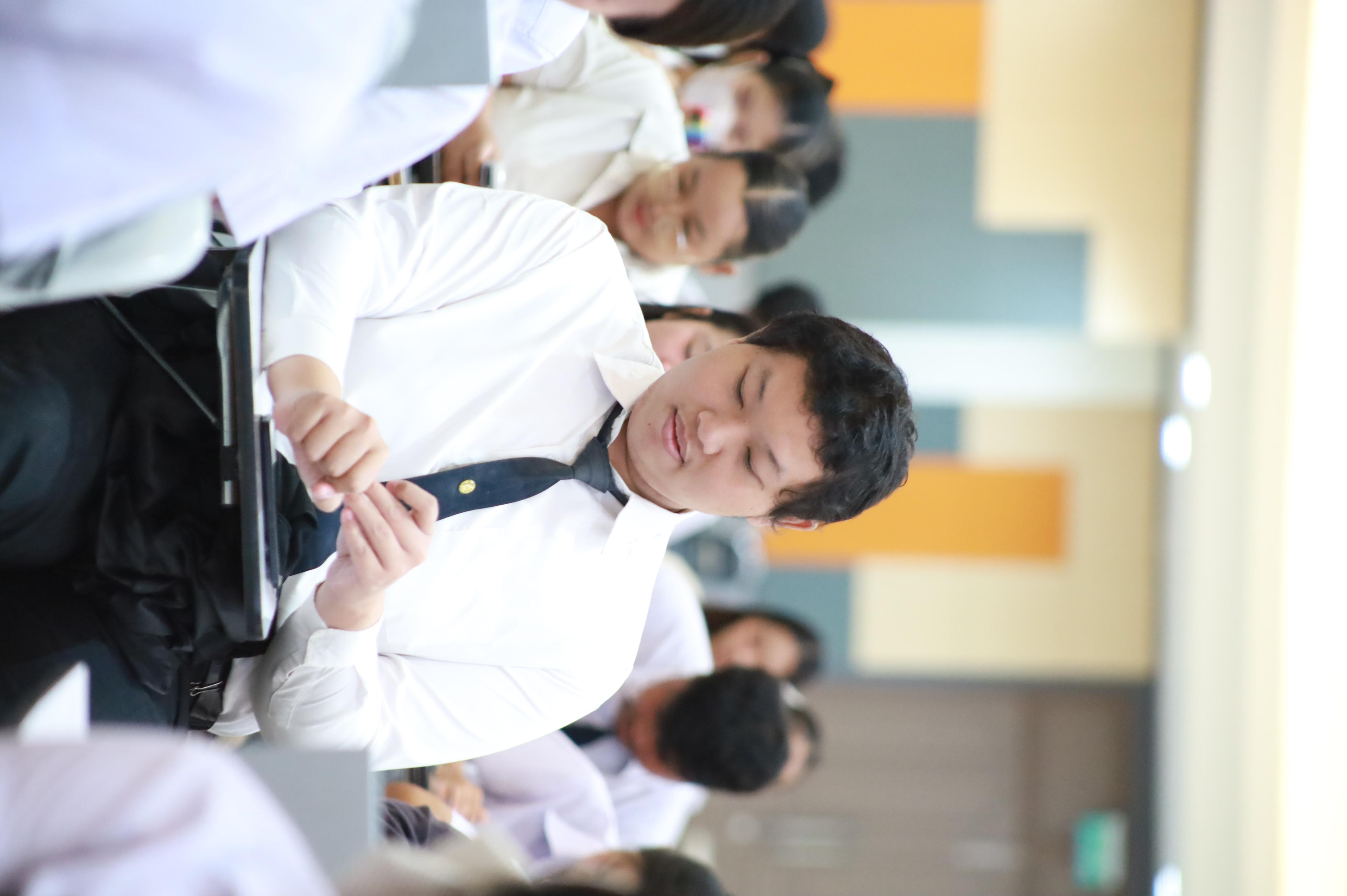 130. กิจกรรมอบรมสัมนาเชิงปฏิบัติการเขียนบทความและนำเสนอนวัฒกรรมทางการศึกษาสำหรับนักศึกชั้นปีที่ 4 (ครูนักนวัฒกรรม)