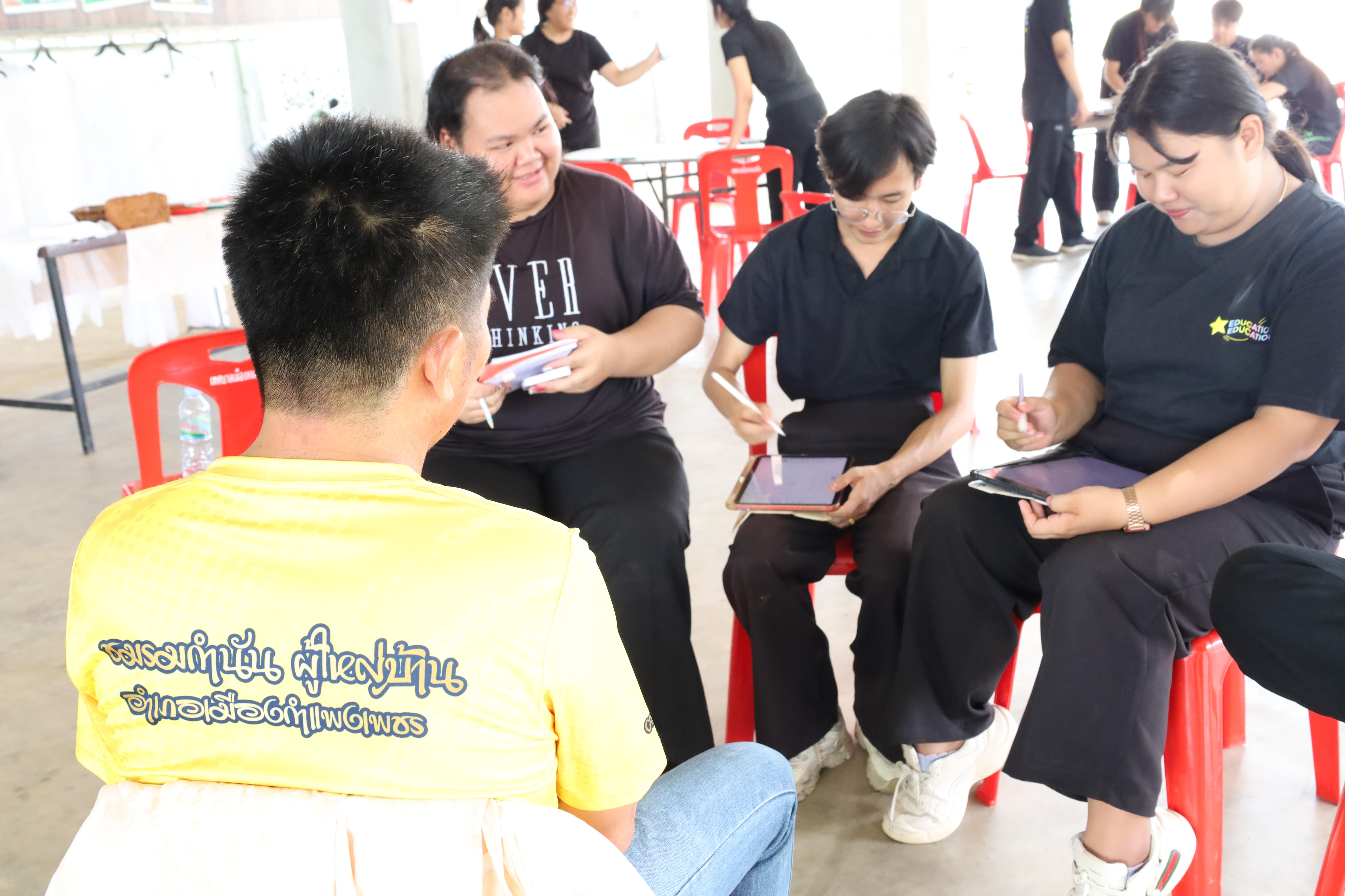 385. เมื่อวันที่ 28 - 29 เมษายน 2568 กิจกรรม Social Enterprise 1 กิจกรรมลงพื้นที่ทดลองเครื่องมือทางวิศวกรสังคมผ่านการเรียนรู้ ณ หมู่ 3 ตำบลหนองปลิง อำเภอเมืองกำแพงเพชร จังหวัดกำแพงเพชร