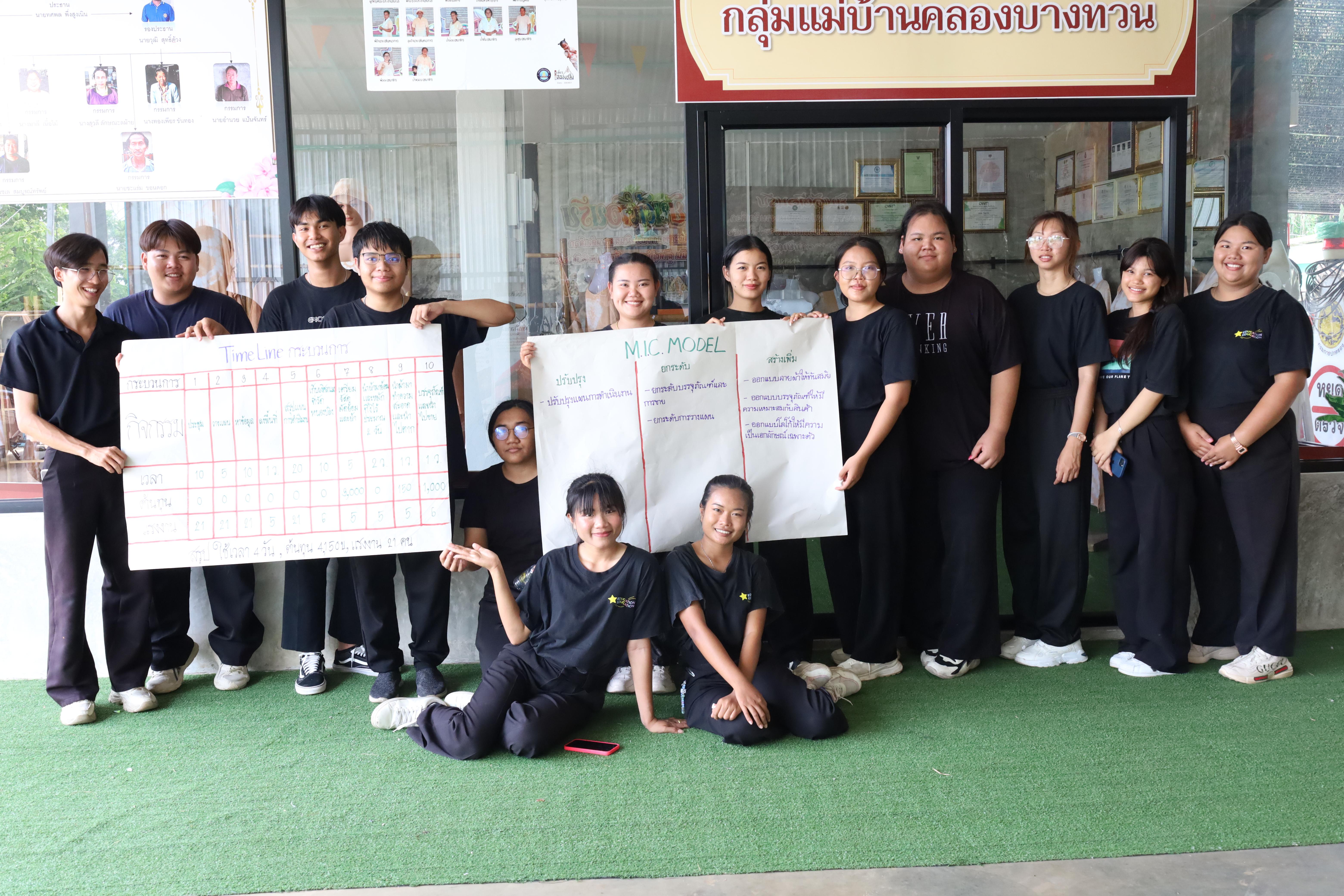 579. เมื่อวันที่ 28 - 29 เมษายน 2568 กิจกรรม Social Enterprise 1 กิจกรรมลงพื้นที่ทดลองเครื่องมือทางวิศวกรสังคมผ่านการเรียนรู้ ณ หมู่ 3 ตำบลหนองปลิง อำเภอเมืองกำแพงเพชร จังหวัดกำแพงเพชร