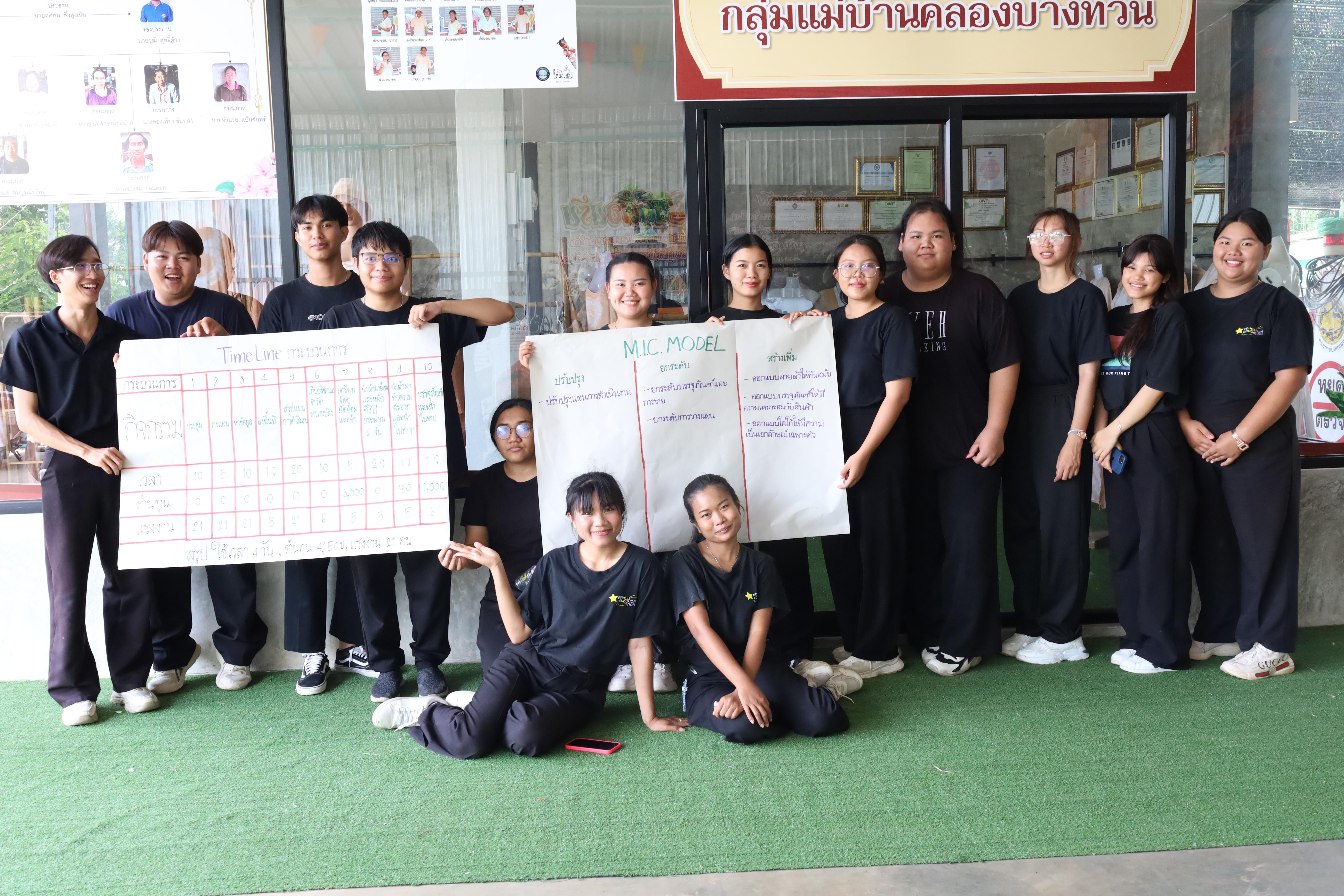 580. เมื่อวันที่ 28 - 29 เมษายน 2568 กิจกรรม Social Enterprise 1 กิจกรรมลงพื้นที่ทดลองเครื่องมือทางวิศวกรสังคมผ่านการเรียนรู้ ณ หมู่ 3 ตำบลหนองปลิง อำเภอเมืองกำแพงเพชร จังหวัดกำแพงเพชร