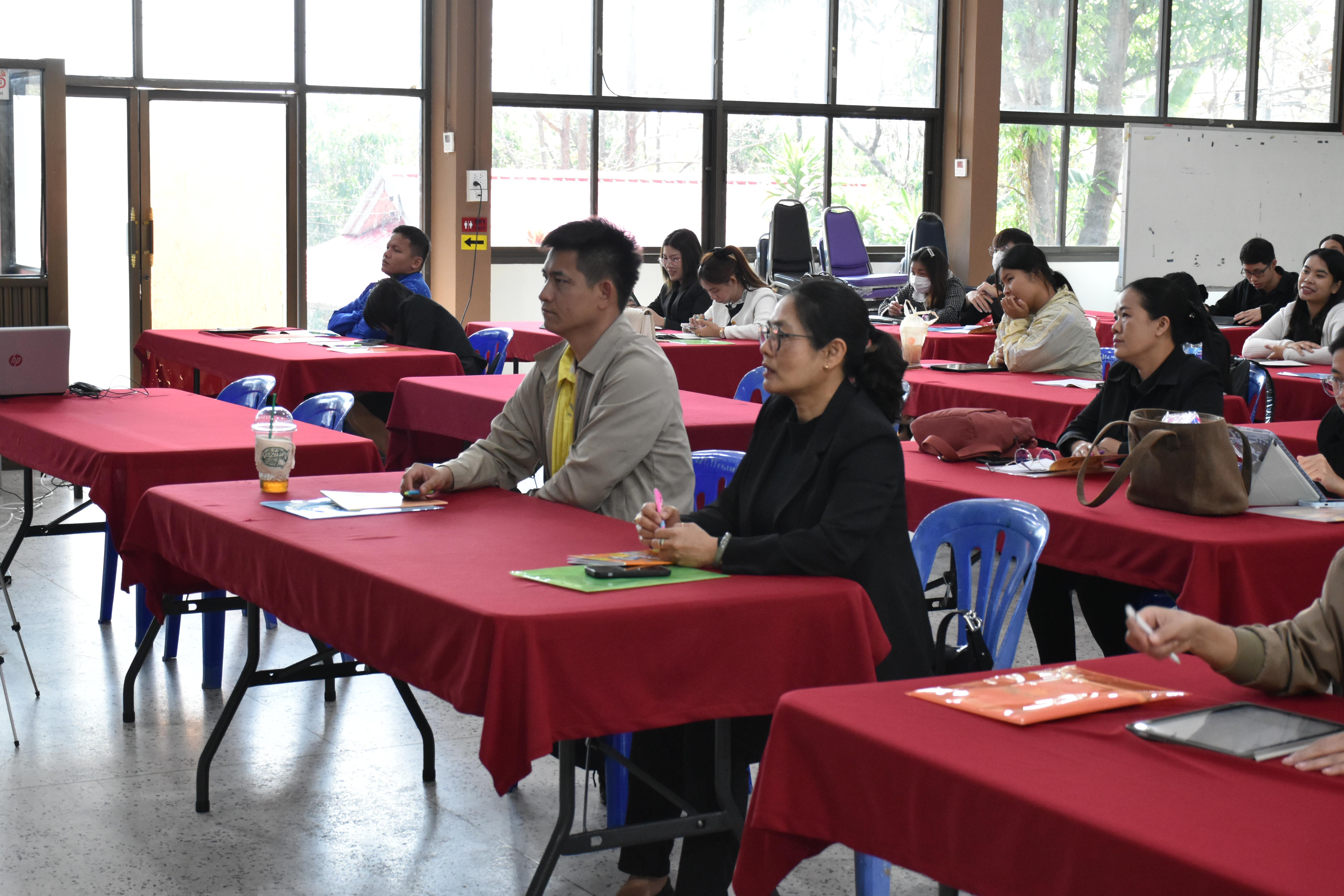 45. วันที่ 14 – 15 มีนาคม 2569 งานบริการการศึกษาและศูนย์การศึกษาพิเศษ คณะครุศาสตร์ จัดกิจกรรมการอบรมเชิงปฏิบัติการแนวทางการวัดและประเมินผลเด็กพิเศษเรียนรวม ณ ห้องประชุมศรีสักทอง มหาวิทยาลัยราชภัฏกำแพงเพชร แม่สอด