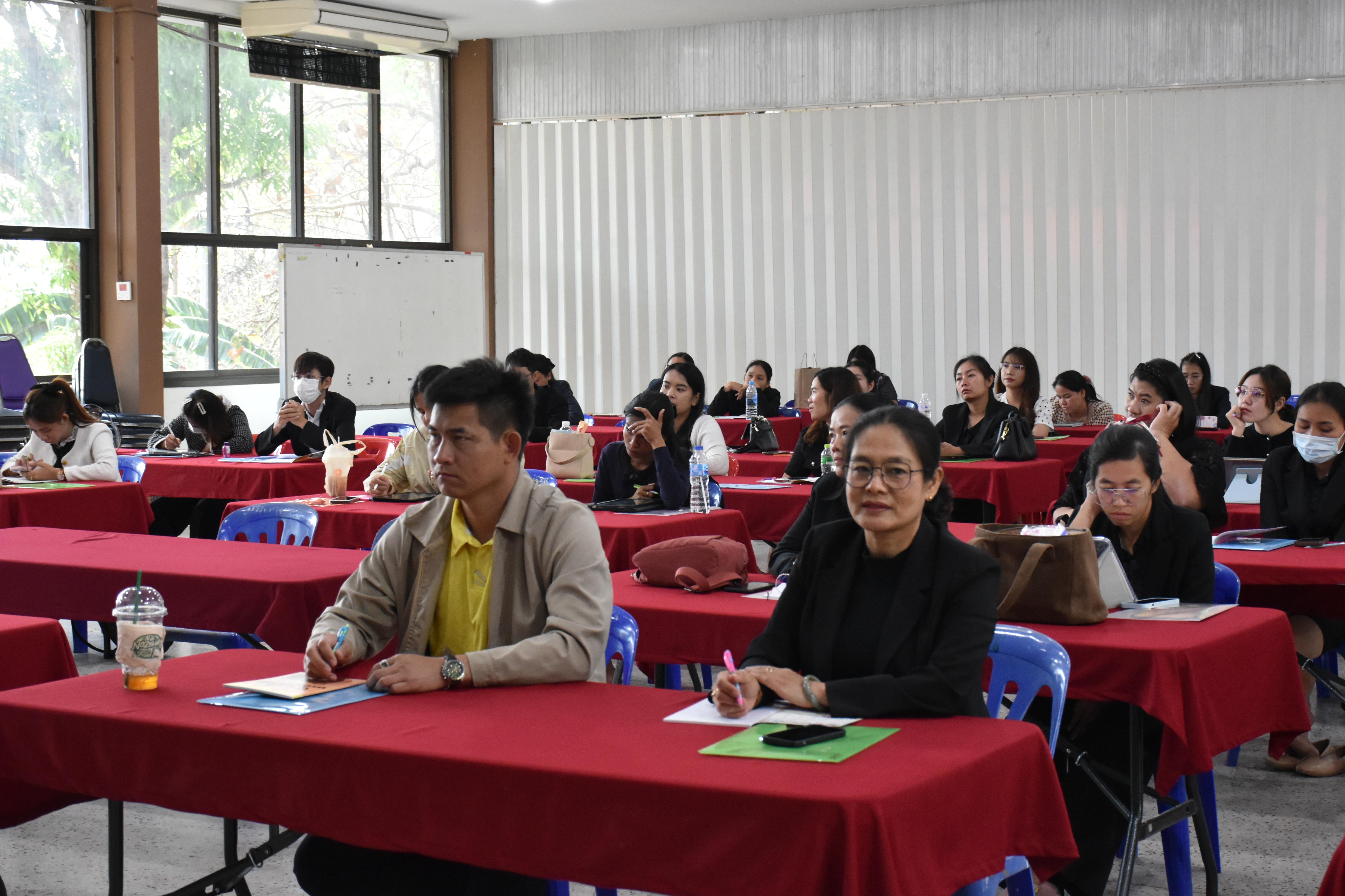 47. วันที่ 14 – 15 มีนาคม 2569 งานบริการการศึกษาและศูนย์การศึกษาพิเศษ คณะครุศาสตร์ จัดกิจกรรมการอบรมเชิงปฏิบัติการแนวทางการวัดและประเมินผลเด็กพิเศษเรียนรวม ณ ห้องประชุมศรีสักทอง มหาวิทยาลัยราชภัฏกำแพงเพชร แม่สอด