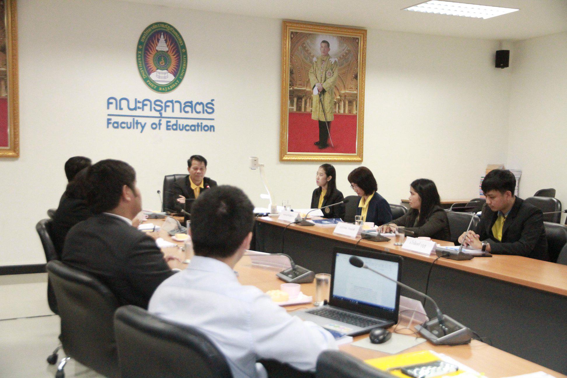 4. วันที่ 28 มิ.ย.62 โปรแกรมวิชาคณิตศาสตร์ ตรวจประเมินคุณภาพการศึกษาภายในระดับหลักสูตร ประจำปีการศึกษา 2561 โดยมีรศ.ดร.วชิระ วิชชุวรนันท์ คณบดี กล่าวต้อนรับ รศ.ดร.ชัยณรงค์ ขันผนึก ผศ.ทิวาพร ขันผนึก อาจารย์ชม ปานตา กรรมการการตรวจประเมินในครั้งนี้