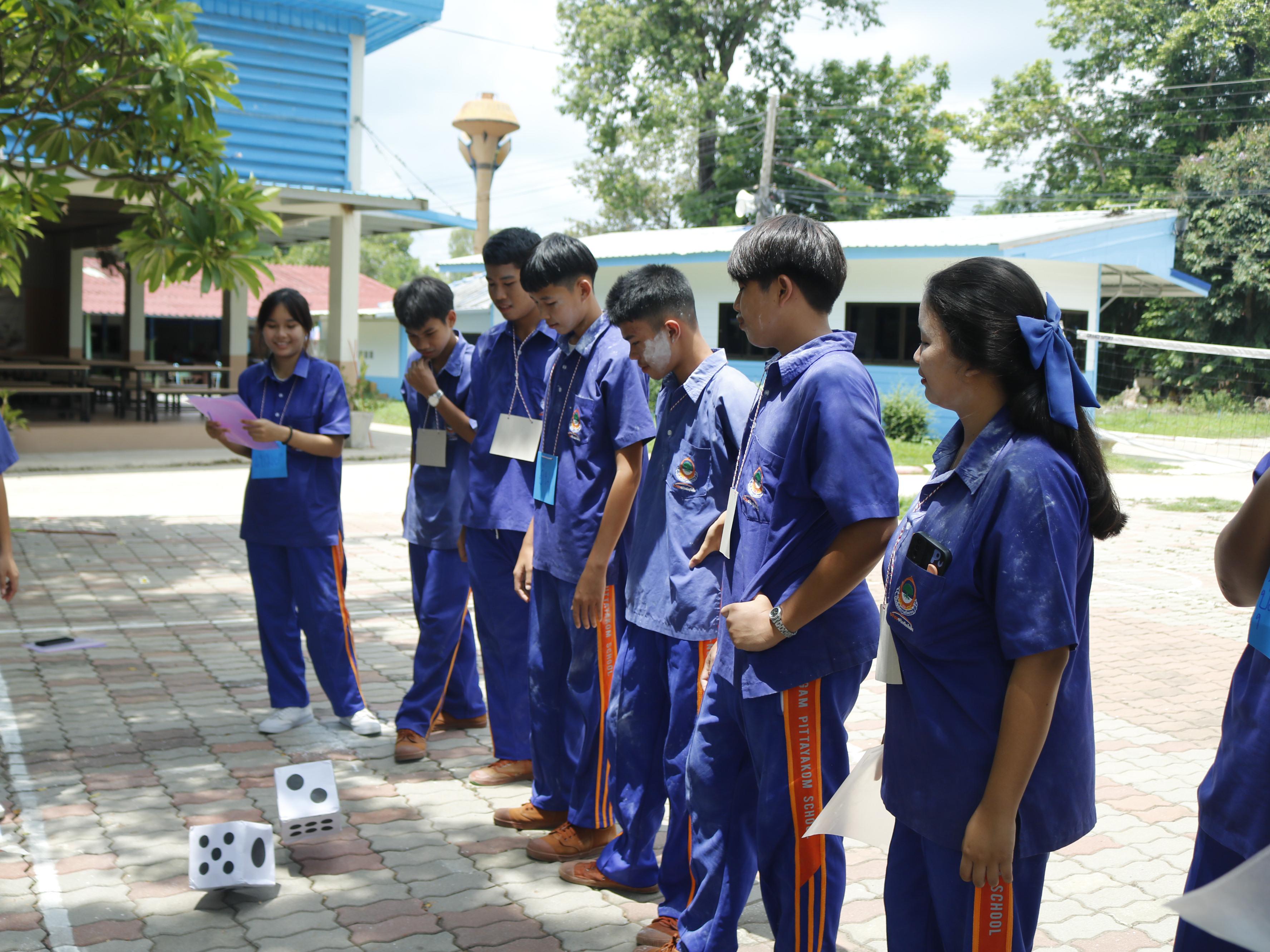 377. ค่ายวิชาการ กิจกรรมค่ายคณิตศาสตร์ โรงเรียนไทรงามพิทยาคม วันที่ 7 กรกฎาคม 2567 อาจารย์ในโปรแกรมวิชาคณิตศาสตร์และนักศึกษาชั้นปีที่ 3 ได้จัดกิจกรรมนี้ขึ้นเพื่อสร้างทักษะและเจตคติที่ดีต่อวิชาคณิตศาสตร์
