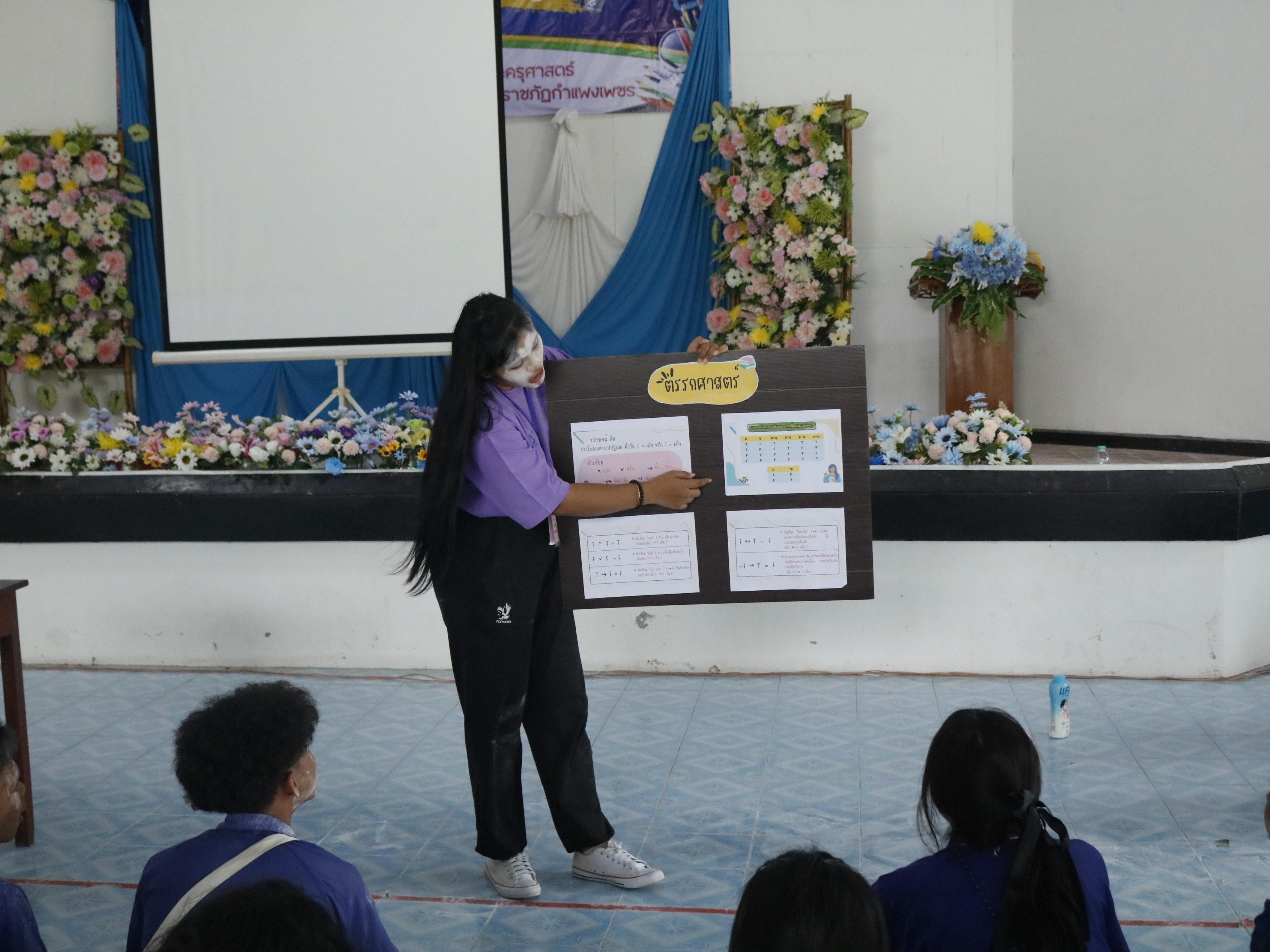 434. ค่ายวิชาการ กิจกรรมค่ายคณิตศาสตร์ โรงเรียนไทรงามพิทยาคม วันที่ 7 กรกฎาคม 2567 อาจารย์ในโปรแกรมวิชาคณิตศาสตร์และนักศึกษาชั้นปีที่ 3 ได้จัดกิจกรรมนี้ขึ้นเพื่อสร้างทักษะและเจตคติที่ดีต่อวิชาคณิตศาสตร์