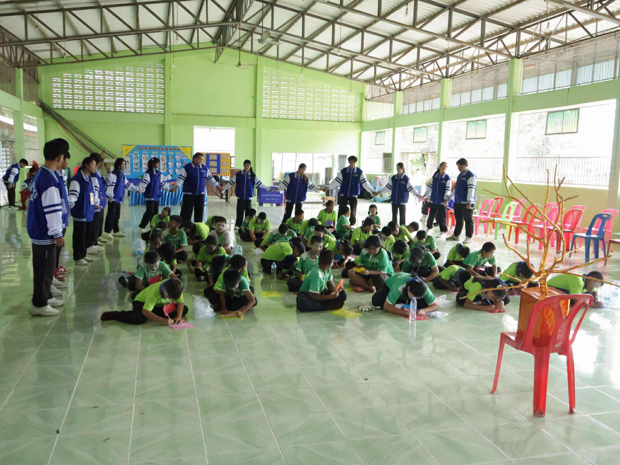 4. วันที่ 20 เดือนสิงหาคม พ.ศ.2568 อาจารย์และนักศึกษา โปรแกรมวิชาคณิตศาสตร์ คณะครุศาสตร์์ มหาวิทยาลัยราชภัฏกำแพงเพชร ได้จัดโครงการพัฒนาทักษะวิชาการ ณ โรงเรียนบ้านมอสมบัติ