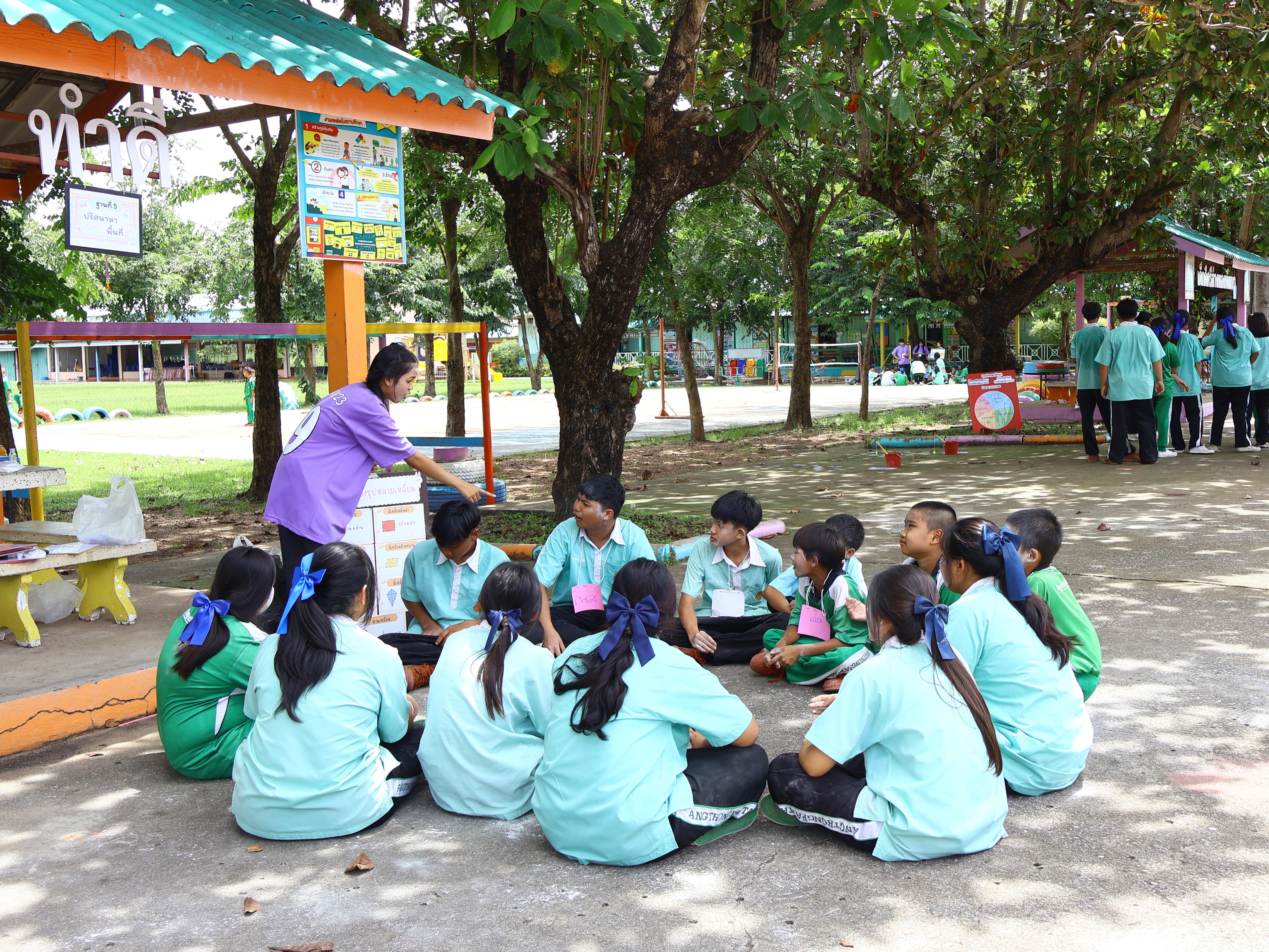 วันที่ 29 เดือนกันยายน พ.ศ.2568 กลุ่มสาระการเรียนรู้คณิตศาสตร์ โรงเรียนอ่างทองพัฒนาฯ สังกัดสำนักงานเขตพื้นที่การศึกษาประถมศึกษากำแพงเพชร เขต 1 ได้จัดทำโครงการค่ายคณิตศาสตร์ ประจำปีการศึกษา 2568