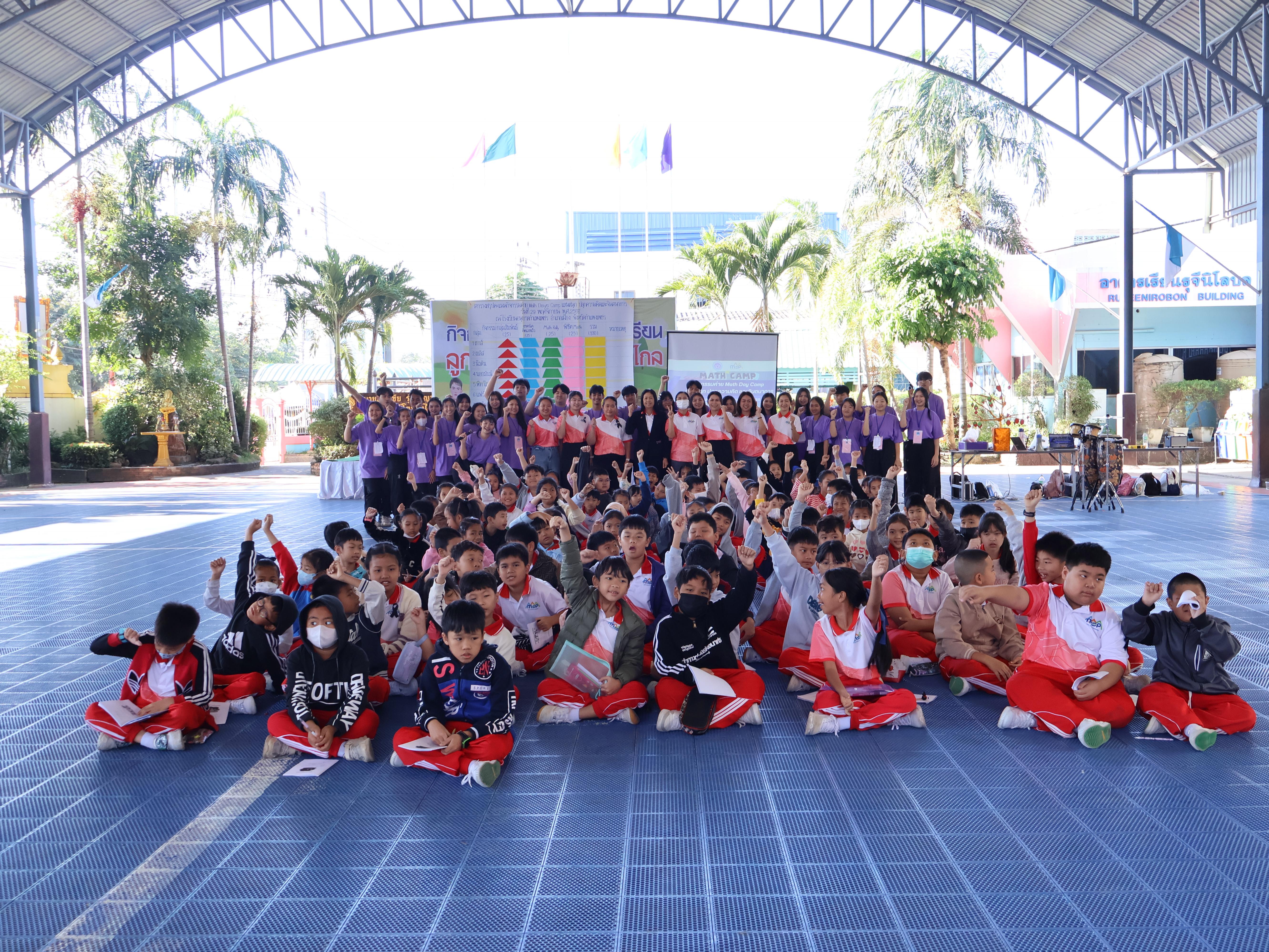 3. วันที่ 22-23 เเละวันที่ 29 เดือนพฤศจิกายน พ.ศ.2568 อาจารย์และนักศึกษา โปรแกรมวิชาคณิตศาสตร์ คณะครุศาสตร์ มหาวิทยาลัยราชภัฏกำแพงเพชร ได้รับเชิญเป็นวิทยากรจากกลุ่มสาระการเรียนรู้คณิตศาสตร์ โรงเรียนโรงเรียนอนุบาลกําแพงเพชร ได้จัดทำกิจกรรมค่าย Math Day Camp