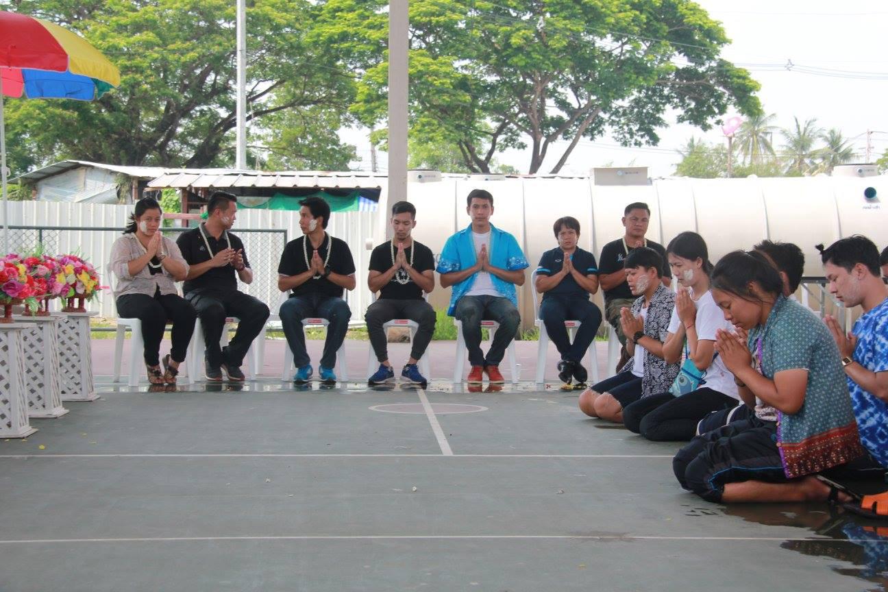 3. วันสงกรานต์โปรแกรมวิชาพลศึกษา คณะครุศาสตร์ วันที่ 20 เมษายน 2559