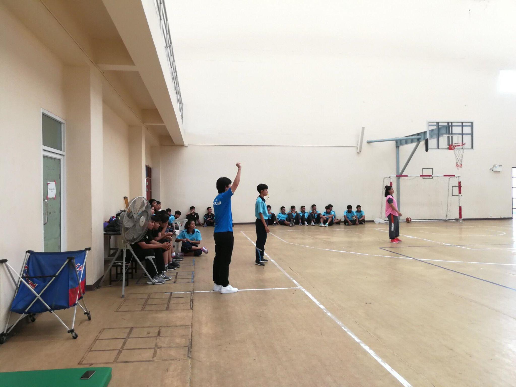 1. โครงการอบรมผู้ตัดสินบาสเกตบอล ของนักศึกษาชั้นปีที่ 3 โปรแกรมวิชาพลศึกษา ณ โรงยิม ชั้น 3