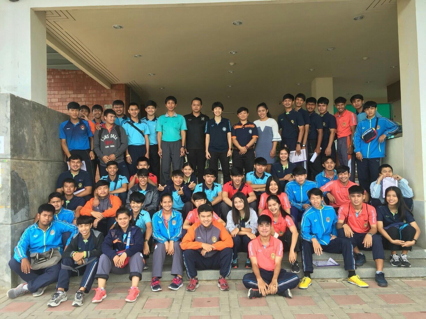 5. โครงการอบรมผู้ตัดสินบาสเกตบอล ของนักศึกษาชั้นปีที่ 3 โปรแกรมวิชาพลศึกษา ณ โรงยิม ชั้น 3