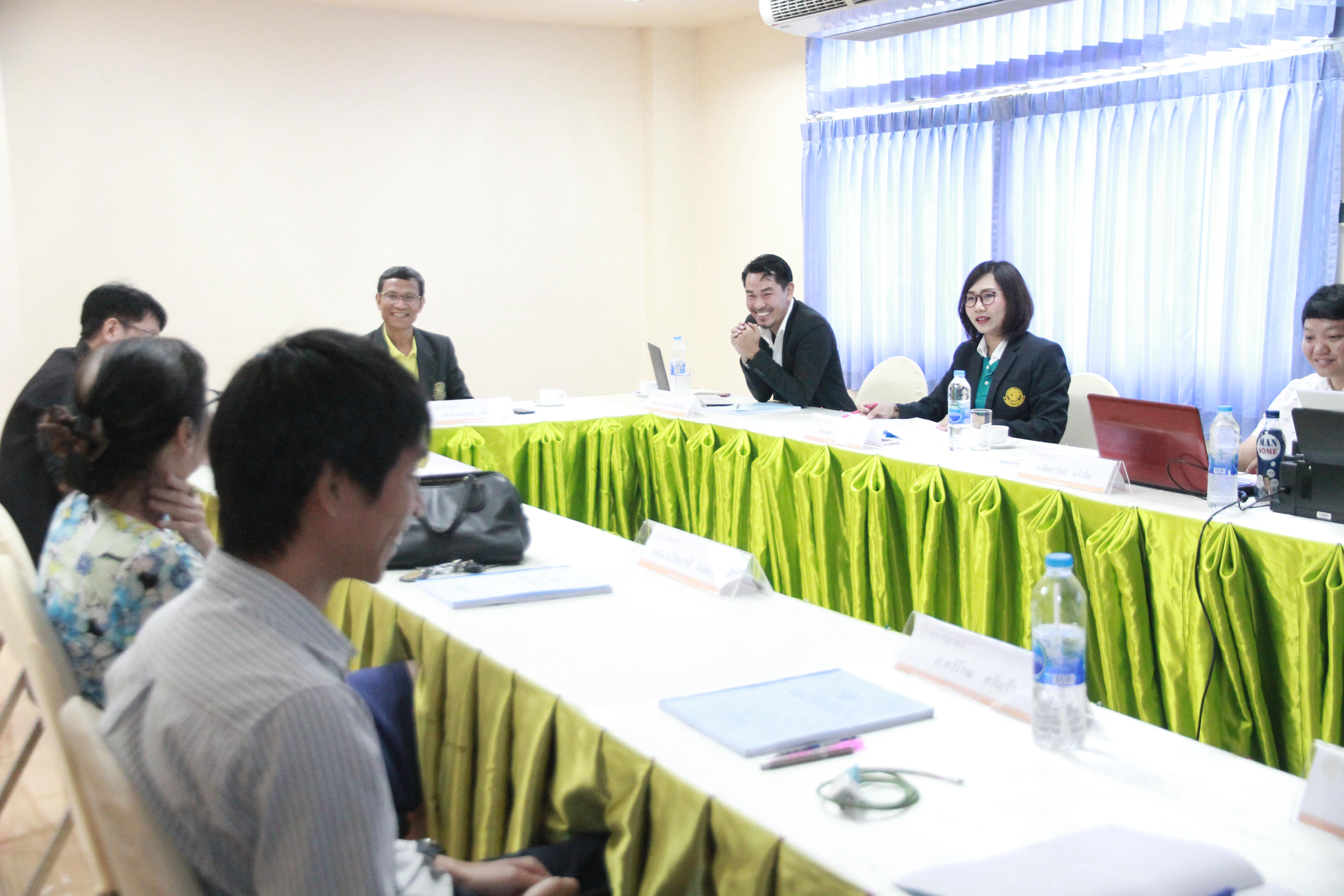 27. ตรวจประเมินฯโปรแกรมวิชาพลศึกษา วันที่28มิ.ย.62 ณ อาคารพลศึกษา คณะครุศาสตร์