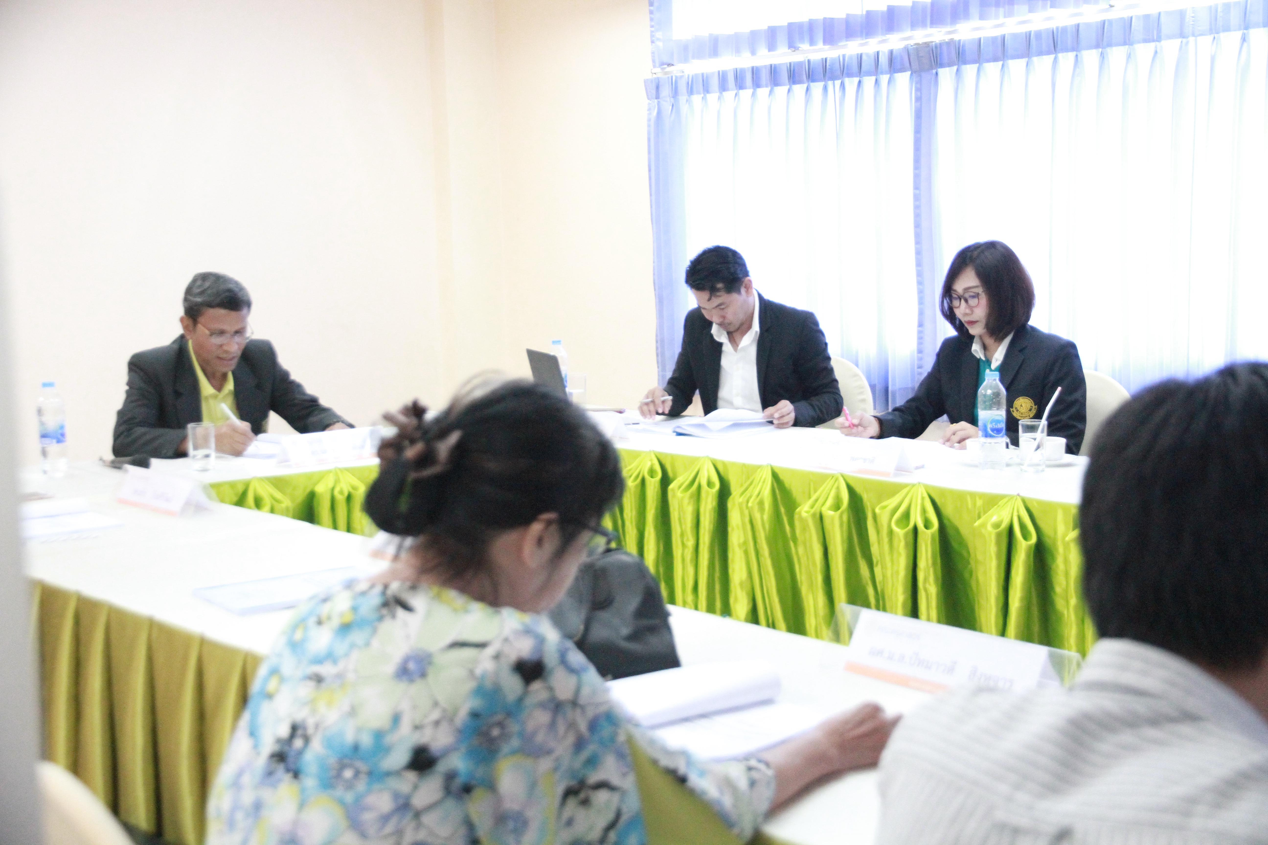 45. ตรวจประเมินฯโปรแกรมวิชาพลศึกษา วันที่28มิ.ย.62 ณ อาคารพลศึกษา คณะครุศาสตร์