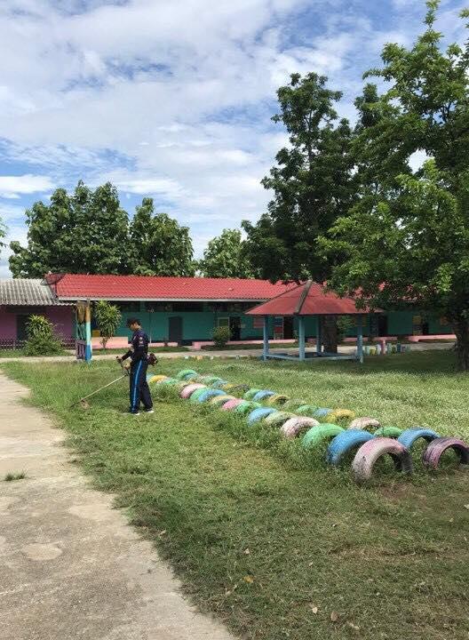2. โครงการบริการวิชาการ ณ โรงเรียนหนองปรือ ต.สักงาม อ.คลองลาน จ.กำแพงเพชร วันที่ 31 กรกฎาคม 2562 โดยโปรแกรมวิชาพลศึกษา