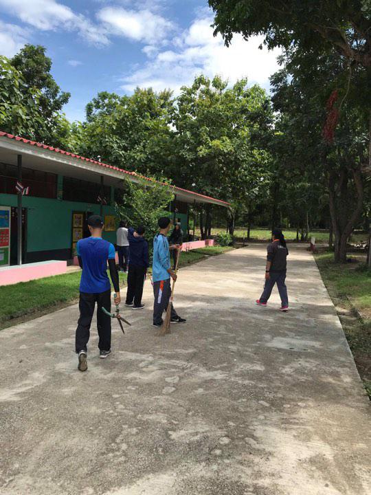 7. โครงการบริการวิชาการ ณ โรงเรียนหนองปรือ ต.สักงาม อ.คลองลาน จ.กำแพงเพชร วันที่ 31 กรกฎาคม 2562 โดยโปรแกรมวิชาพลศึกษา