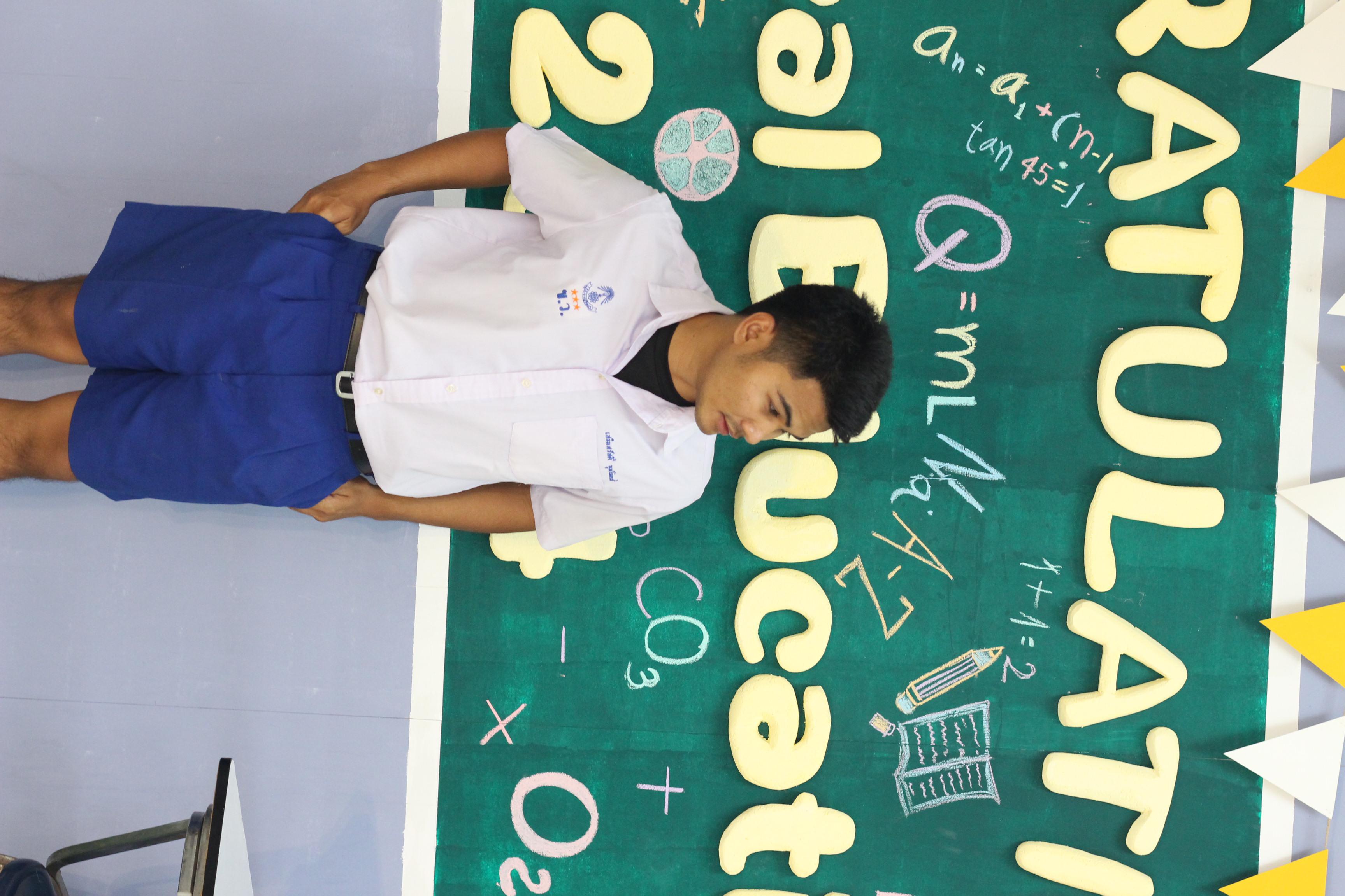 154. วันที่ 17 มีนาคม 2567 ที่ผ่านมา โปรแกรมวิชาพลศึกษา ได้จัดกิจกรรมแสดงความยินดีกับนักศึกษา ชั้นปีที่ 4 (รหัส 63) 