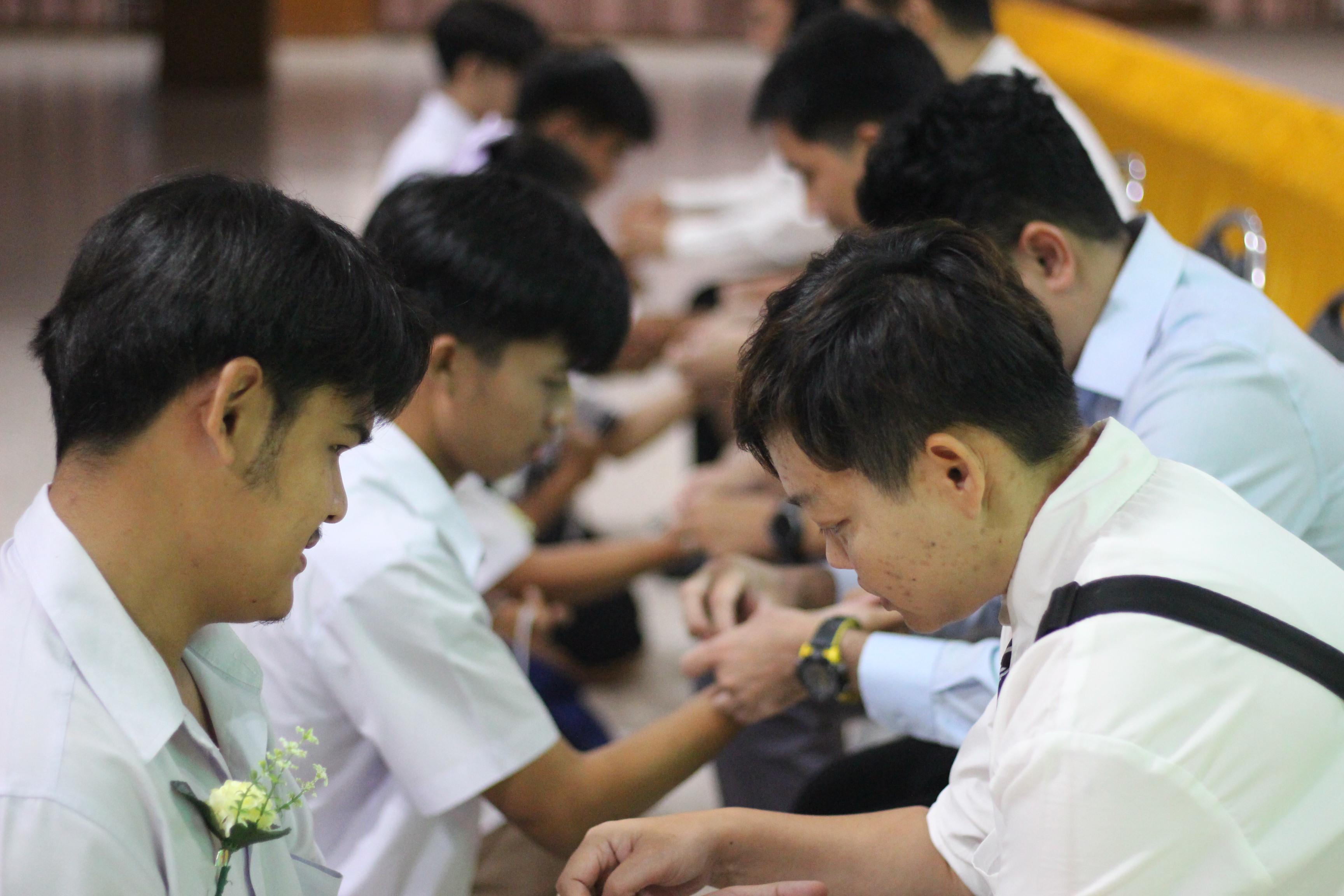886. วันที่ 17 มีนาคม 2567 ที่ผ่านมา โปรแกรมวิชาพลศึกษา ได้จัดกิจกรรมแสดงความยินดีกับนักศึกษา ชั้นปีที่ 4 (รหัส 63) 