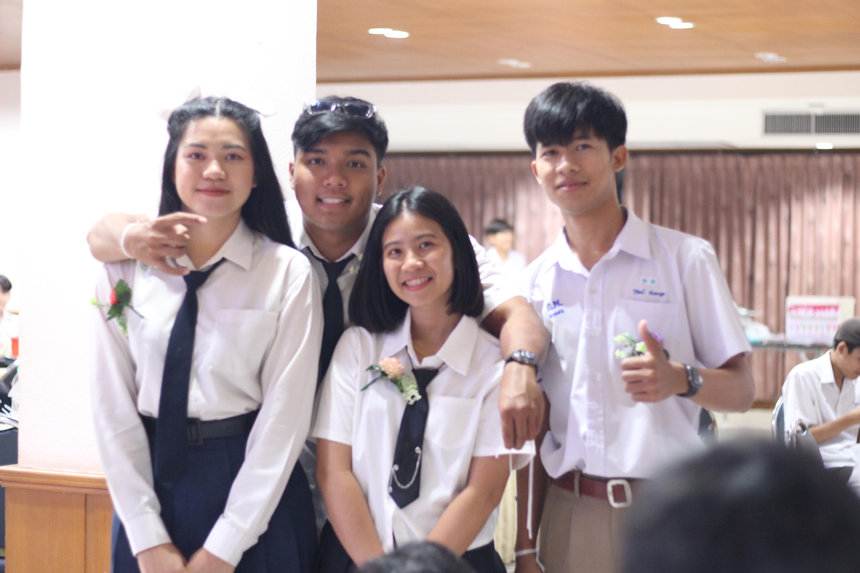 968. วันที่ 17 มีนาคม 2567 ที่ผ่านมา โปรแกรมวิชาพลศึกษา ได้จัดกิจกรรมแสดงความยินดีกับนักศึกษา ชั้นปีที่ 4 (รหัส 63) 