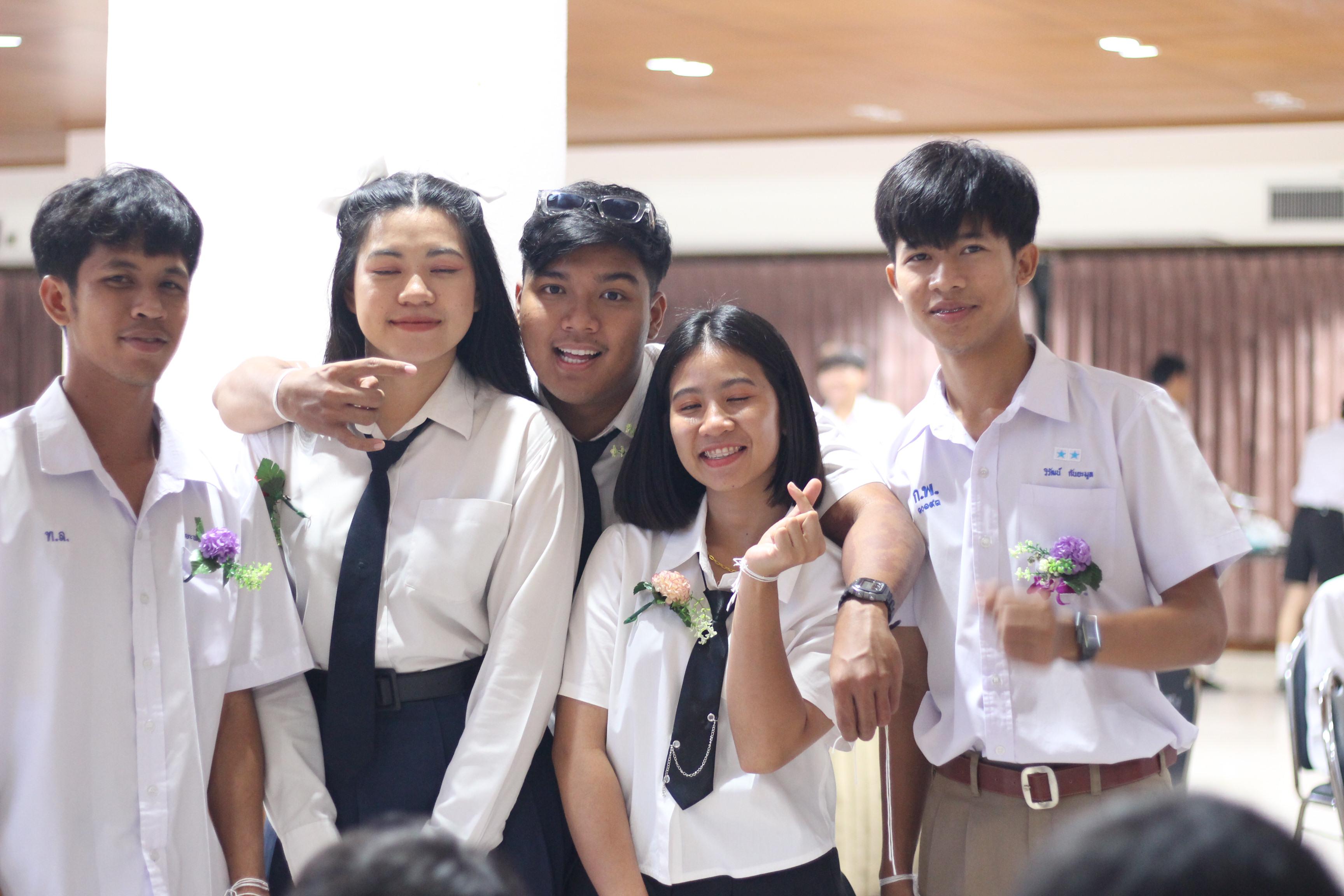 970. วันที่ 17 มีนาคม 2567 ที่ผ่านมา โปรแกรมวิชาพลศึกษา ได้จัดกิจกรรมแสดงความยินดีกับนักศึกษา ชั้นปีที่ 4 (รหัส 63) 