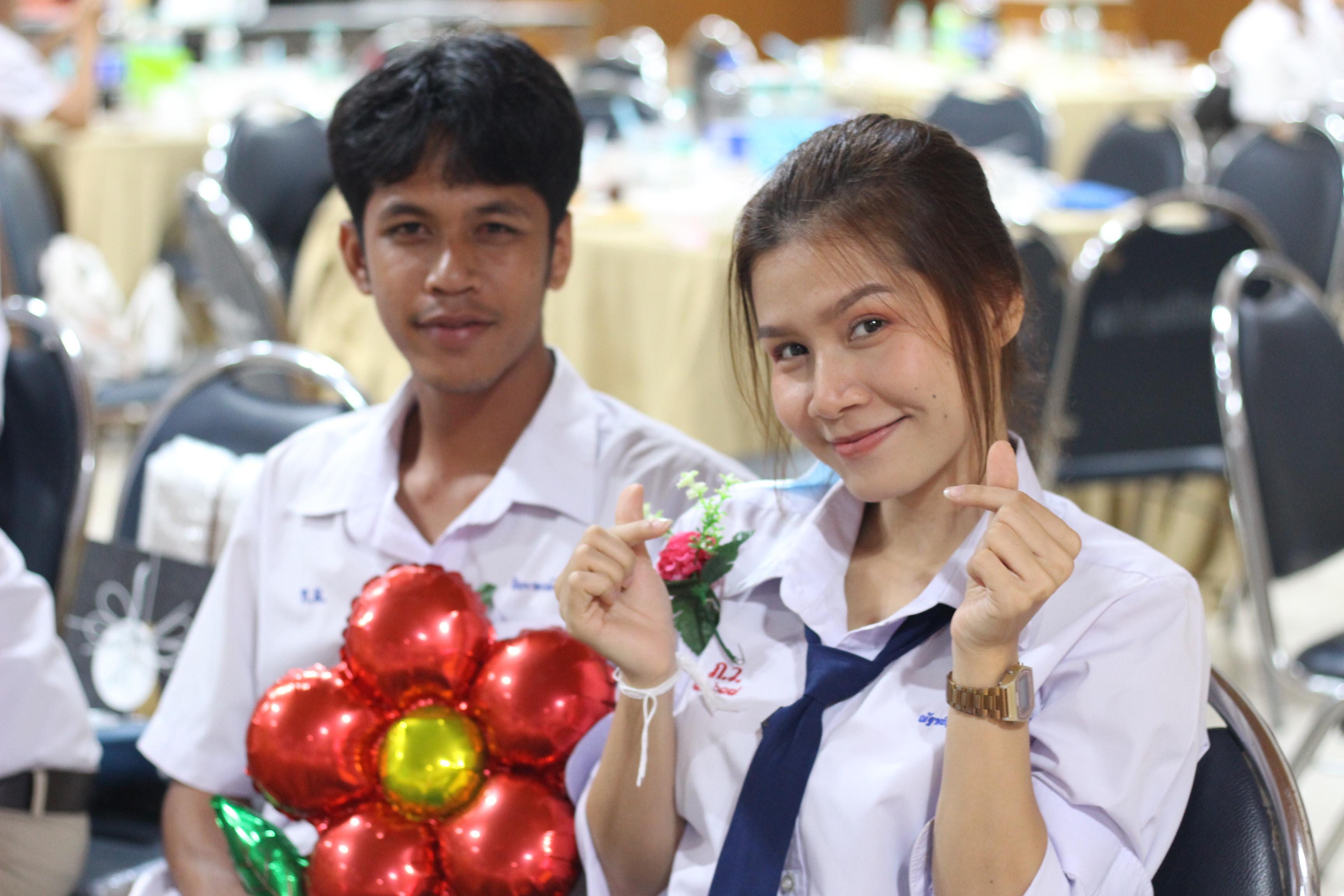 1033. วันที่ 17 มีนาคม 2567 ที่ผ่านมา โปรแกรมวิชาพลศึกษา ได้จัดกิจกรรมแสดงความยินดีกับนักศึกษา ชั้นปีที่ 4 (รหัส 63) 