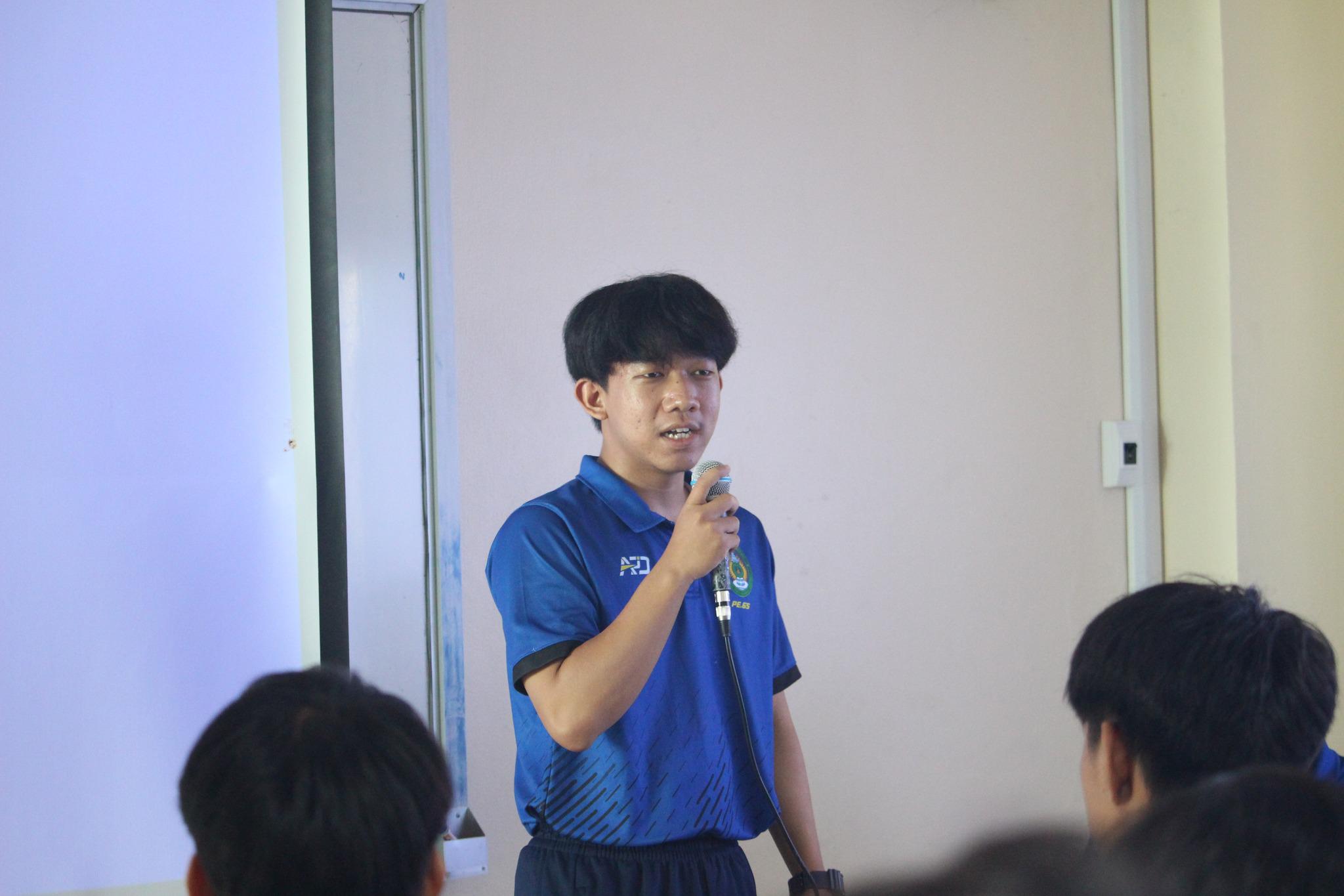 11. วันที่ 8 มิถุนายน 2567 โปรแกรมวิชาพลศึกษา คณะครุศาสตร์ มรภ.กำแพงเพชร ได้จัดกิจกรรมปฐมนิเทศนักศึกษาใหม่