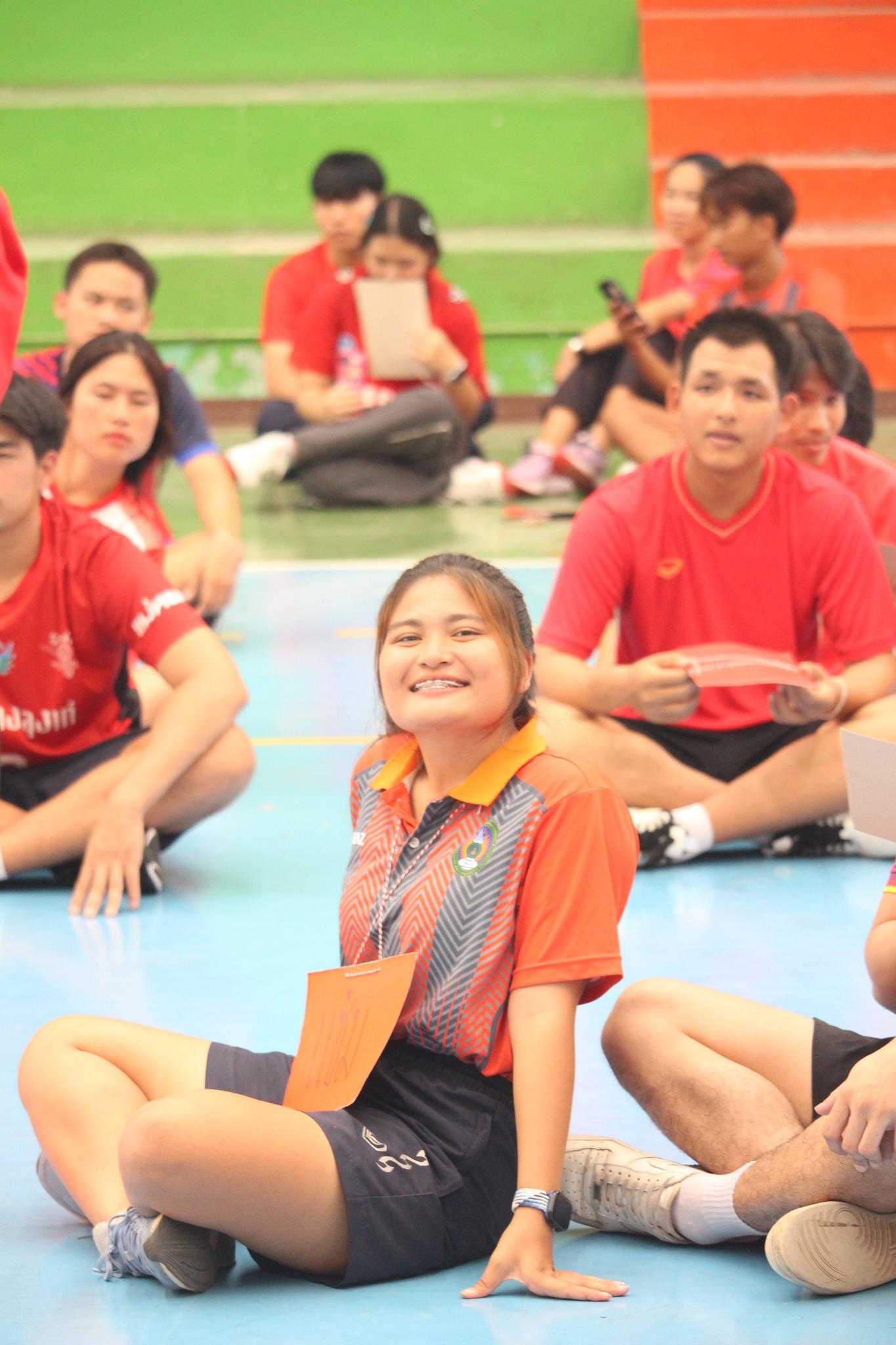 143. วันที่ 8 มิถุนายน 2567 โปรแกรมวิชาพลศึกษา คณะครุศาสตร์ มรภ.กำแพงเพชร ได้จัดกิจกรรมปฐมนิเทศนักศึกษาใหม่