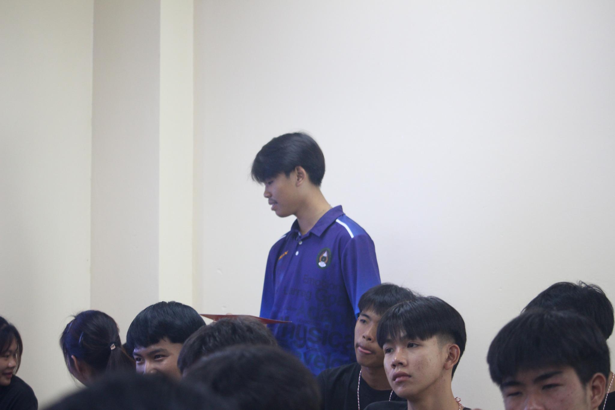 197. วันที่ 8 มิถุนายน 2567 โปรแกรมวิชาพลศึกษา คณะครุศาสตร์ มรภ.กำแพงเพชร ได้จัดกิจกรรมปฐมนิเทศนักศึกษาใหม่