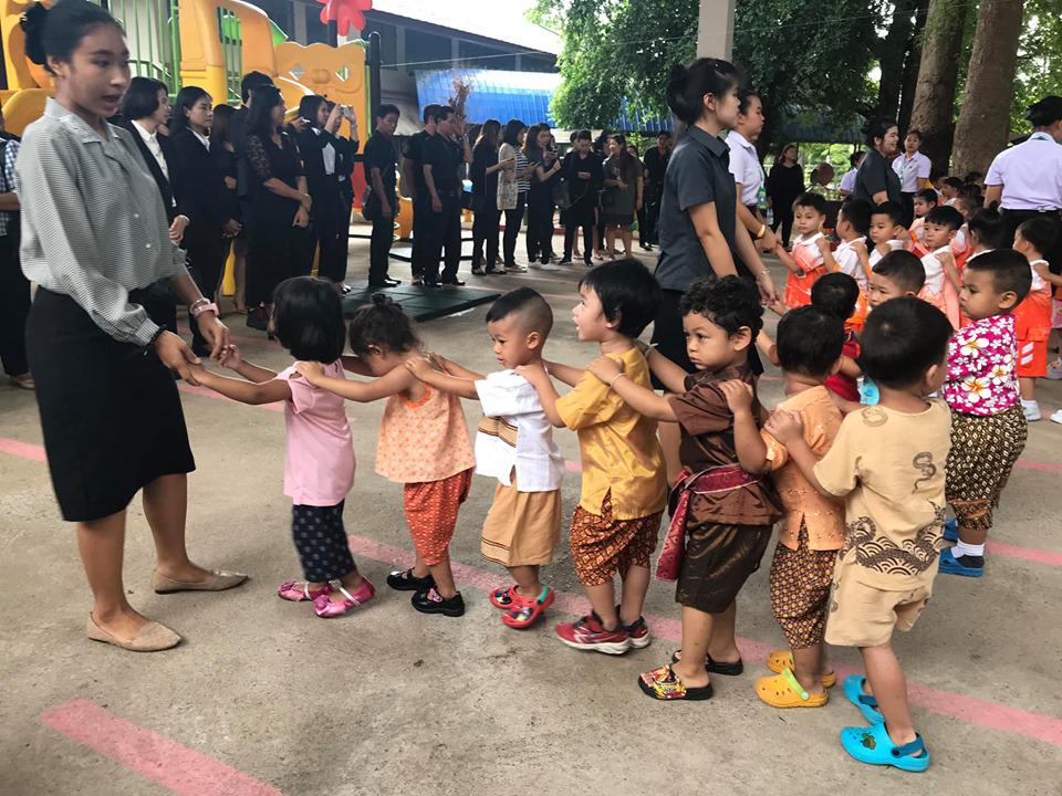 22. วันที่ 31 พ.ค.62 ดร.วรพรรณ ขาวประทุม ผอ.โรงเรียนอนุบาลราชภัฏกำแพงเพชร พร้อมอาจารย์ ร่วมต้อนรับคณะศึกษาดูงานจากศูนย์พัฒนาเด็กเล็กสังกัดเทศบาลเมืองตาก 