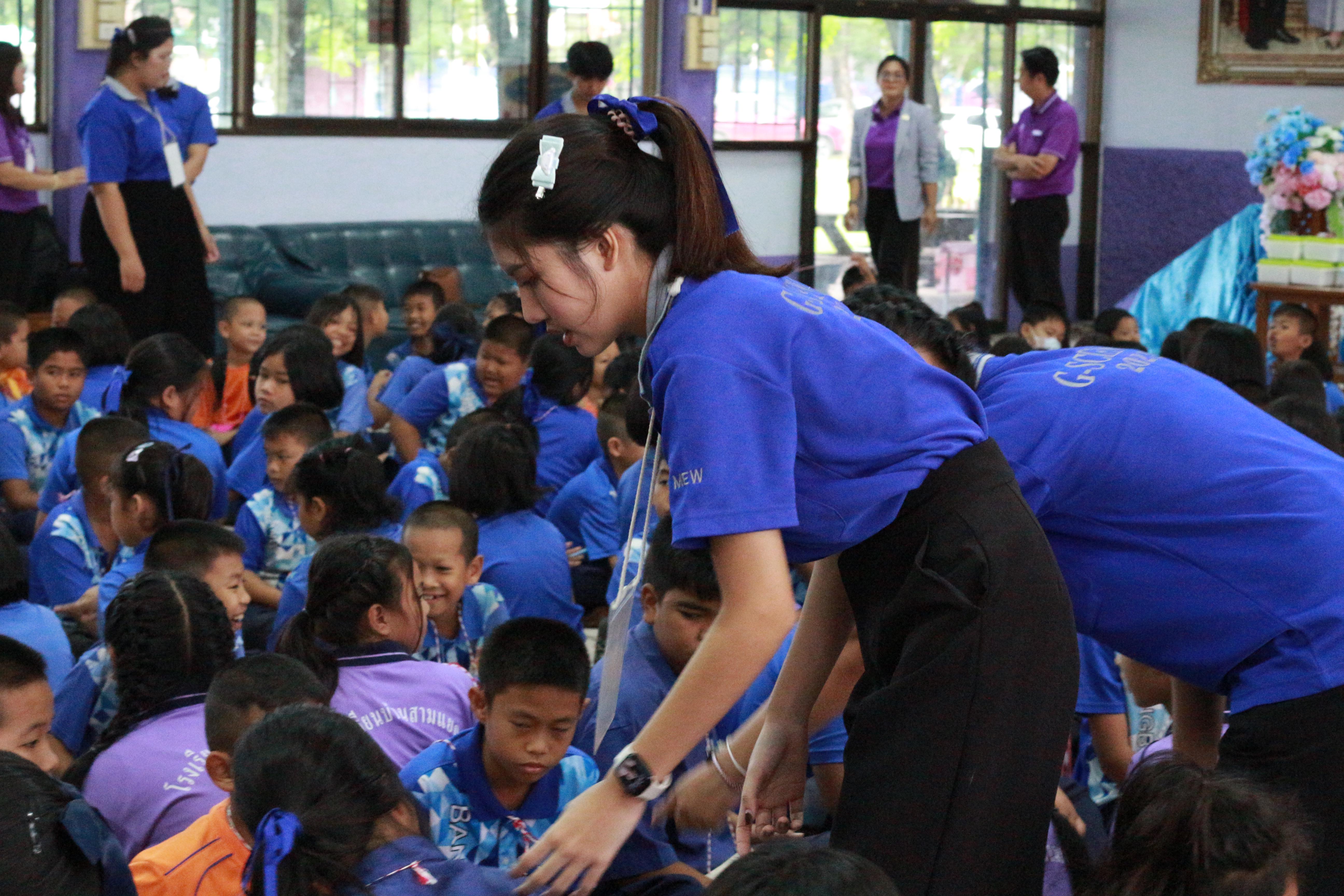 63. วันที่ 22 สิงหาคม 2567 โปรแกรมวิชาวิทยาศาสตร์ทั่วไป และ โปรแกรมวิชาการศึกษาปฐมวัย คณะครุศาสตร์  มหาวิทยาลัยราชภัฏกำแพงเพชร จัดค่ายวิชาการบูรณาการกิจกรรมพัฒนาทักษะทางวิทยาศาสตร์  ณ  โรเรียนบ้านวังบัว ต.วังบัว อ.คลองขลุง  จ.กำแพงเพชร