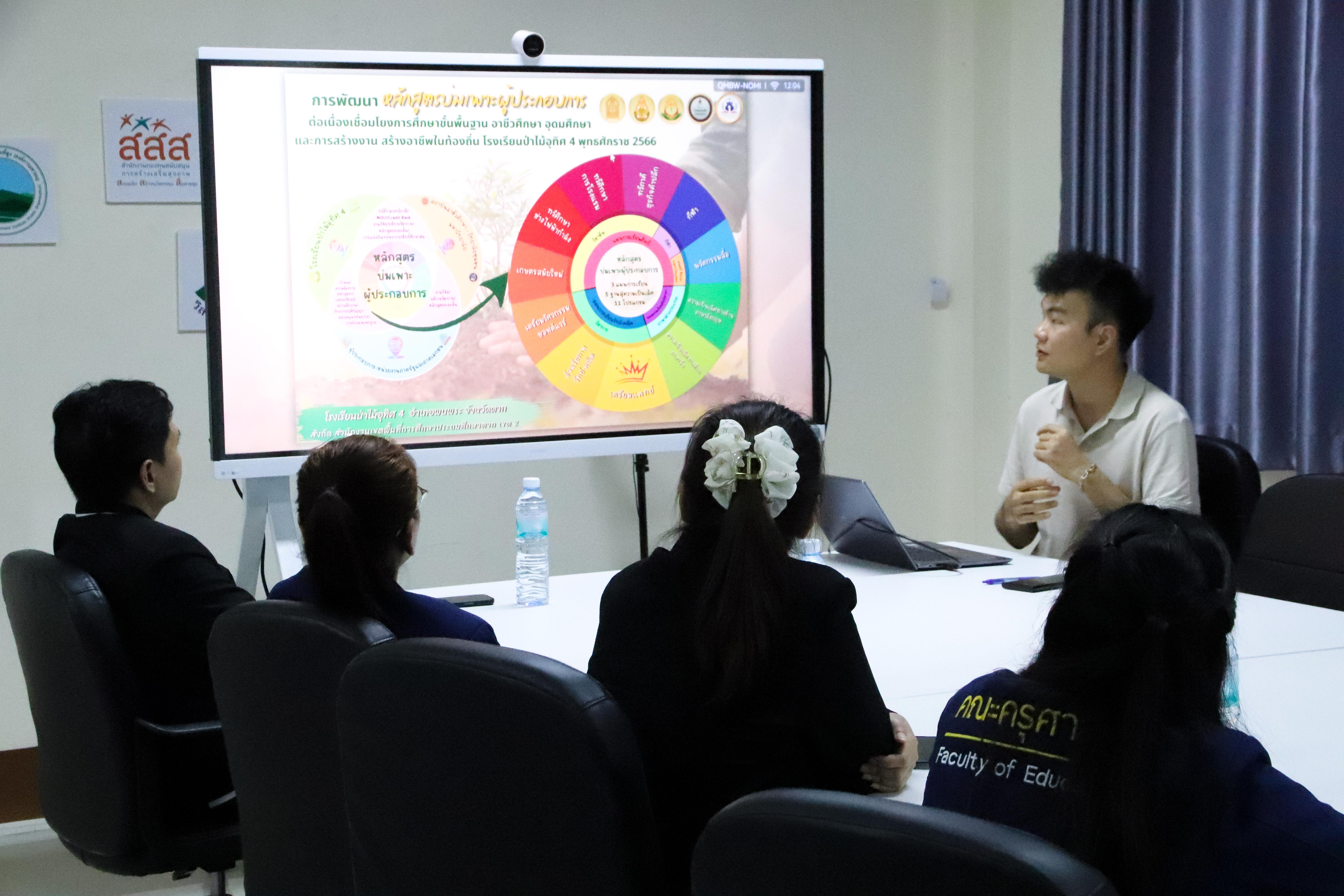 79. วันที่ 18 ธันวาคม 2567 โปรแกรมวิทยาศาสตร์ทั่วไป โปรแกรมคอมพิวเตอร์ โปรแกรมภาษาจีน ออกแนะแนวการศึกษาต่อ ณ โรงเรียนสรรพวิทยาคม อำเภอแม่สอด จังหวัดตาก และโรงเรียนป่าไม้อุทิศ 4 อำเภอพบพระ จังหวัดตาก