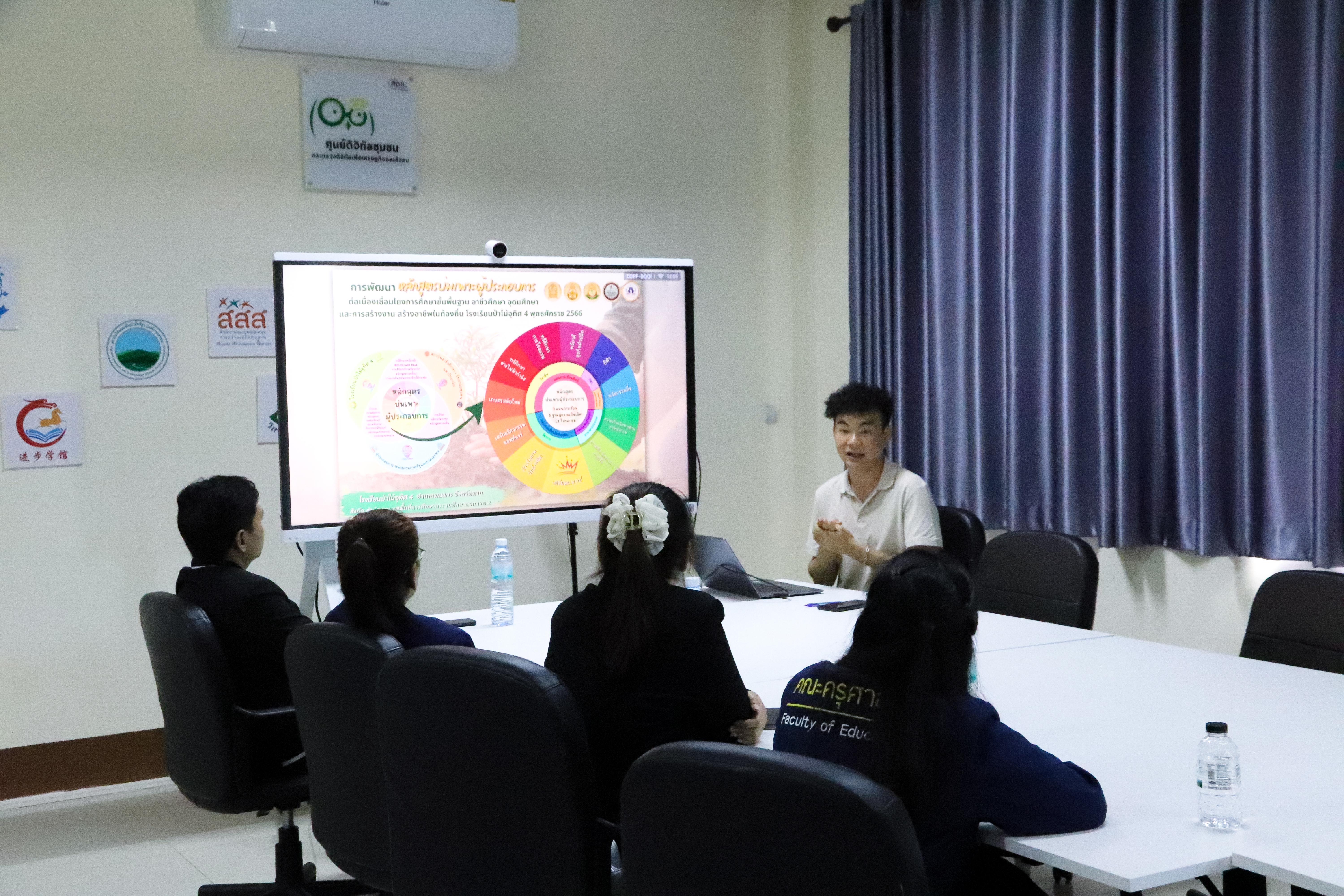 80. วันที่ 18 ธันวาคม 2567 โปรแกรมวิทยาศาสตร์ทั่วไป โปรแกรมคอมพิวเตอร์ โปรแกรมภาษาจีน ออกแนะแนวการศึกษาต่อ ณ โรงเรียนสรรพวิทยาคม อำเภอแม่สอด จังหวัดตาก และโรงเรียนป่าไม้อุทิศ 4 อำเภอพบพระ จังหวัดตาก