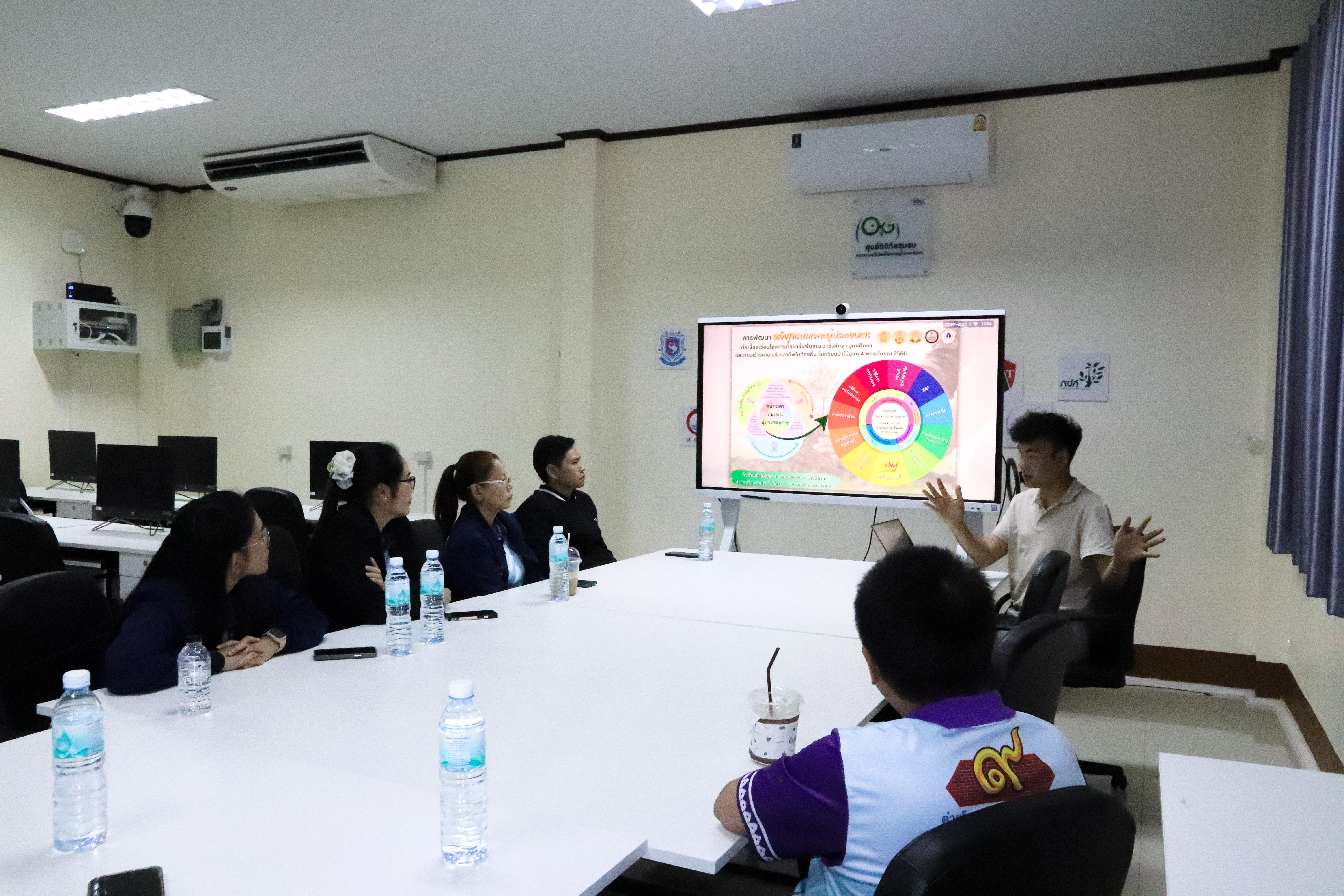 83. วันที่ 18 ธันวาคม 2567 โปรแกรมวิทยาศาสตร์ทั่วไป โปรแกรมคอมพิวเตอร์ โปรแกรมภาษาจีน ออกแนะแนวการศึกษาต่อ ณ โรงเรียนสรรพวิทยาคม อำเภอแม่สอด จังหวัดตาก และโรงเรียนป่าไม้อุทิศ 4 อำเภอพบพระ จังหวัดตาก