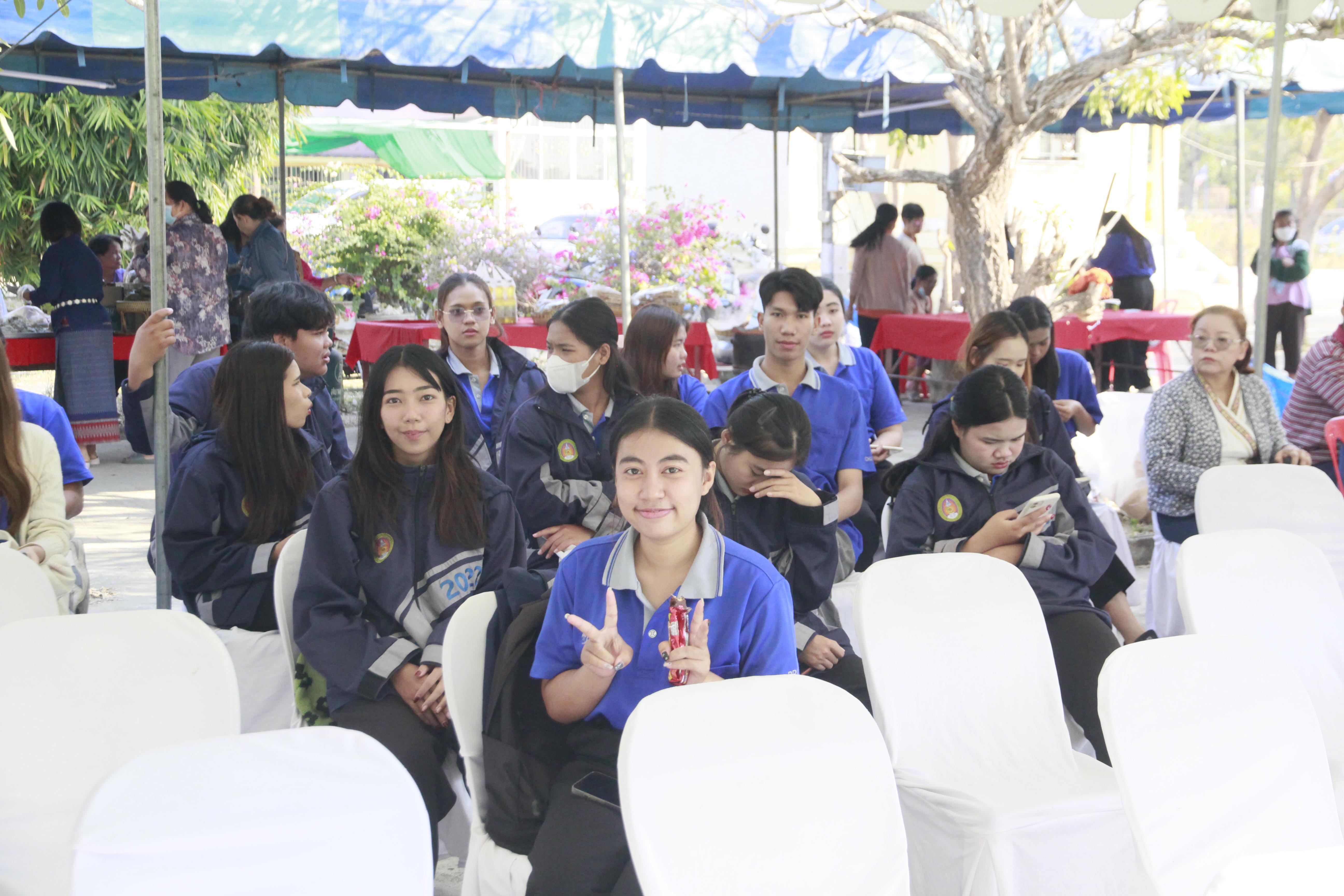 94. วันที่ 30-31 มกราคม 2568 ผศ.ดร.มณฑา หมีไพรฤกษ์ นำนักศึกษาชั้นปีที่3 เข้าร่วมงานพิธีสู่ขวัญข้าว