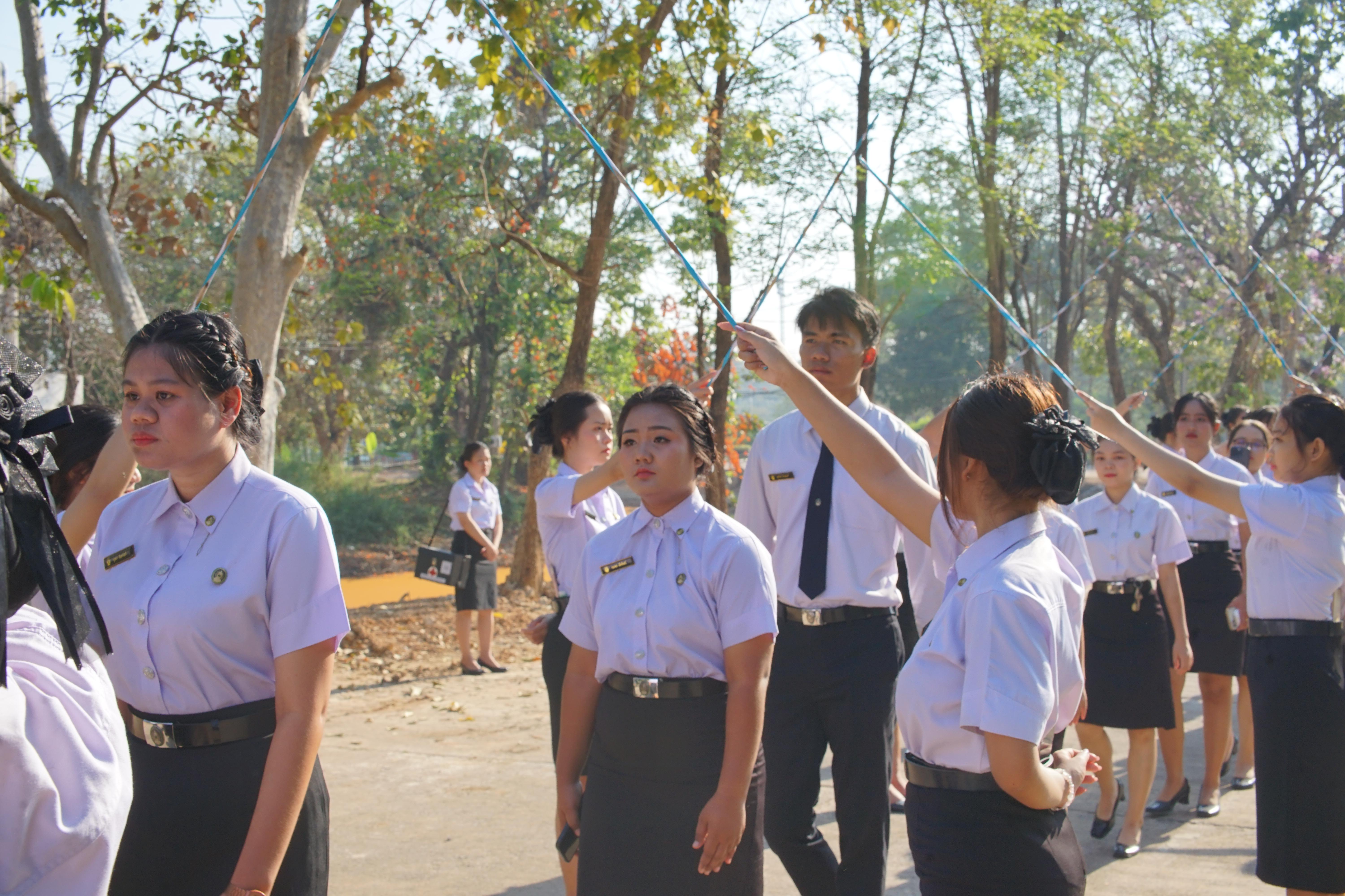 วันที่ 2 มีนาคม 2568 คณะครุศาสตร์ จัดพิธีปัจฉิมนิเทศนักศึกษาหลักสูตรครุศาสตรบัณฑิต ณ หอประชุมรัตนอาภา โดยมีพิธีครุศาสตร์อำลาพระพุทธวิธานปัญญาบดี ต่อด้วยพิธีเดินธงมหาวิทยาลัยราชภัฏกำแพงเพชร และเดินธงคณะครุศาสตร์