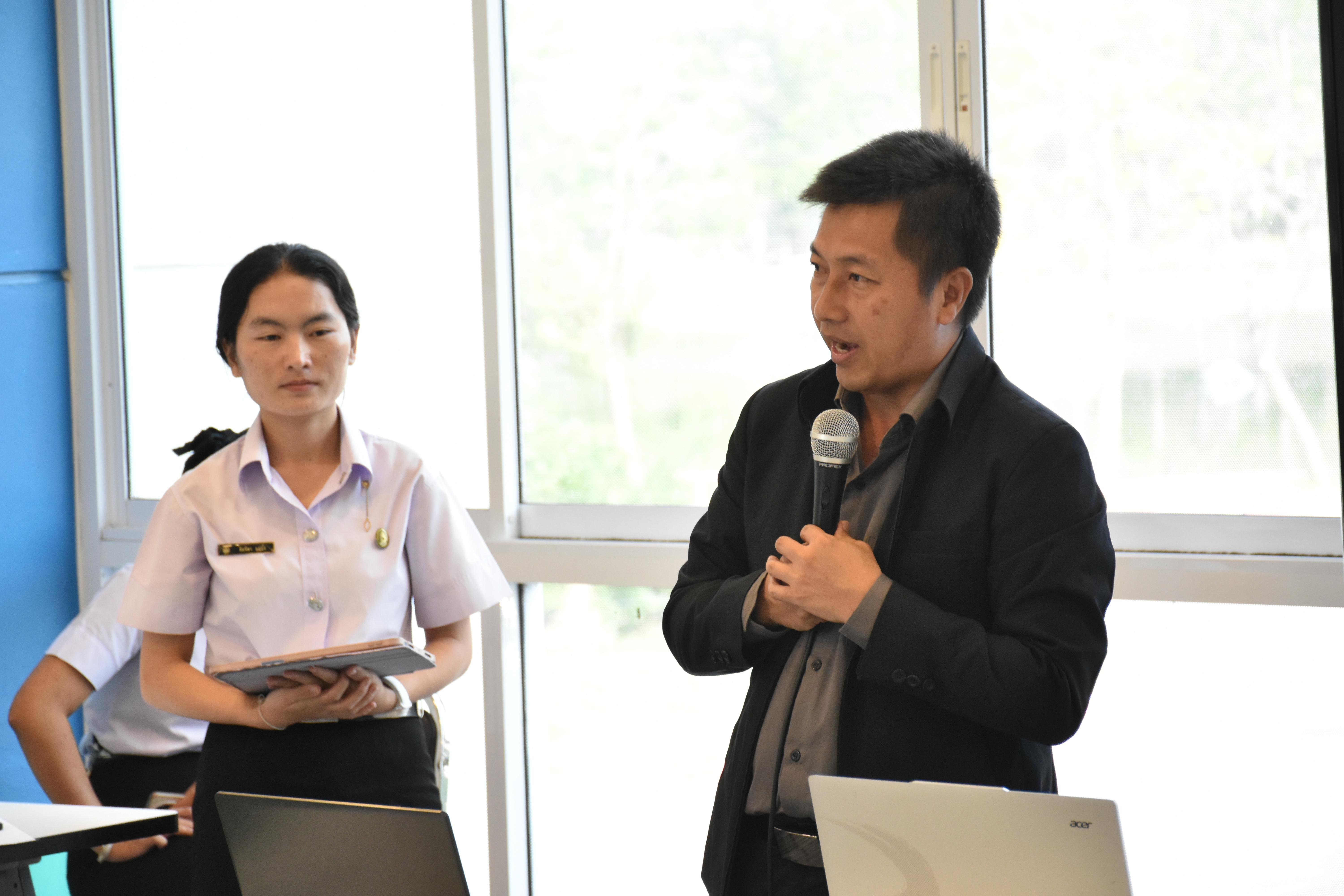 8. วันที่ 9 มีนาคม 2569 นักศึกษาโปรแกรมวิทยาศาสตร์ทั่วไปชั้นปีที่ 3 ได้นำเสนอผลงานวิจัย โดยมีผศ.วิไลลักษณ์ สวนมะลิ ดร.เกษฏา สาลา ผศ.สุวิชญา บัวชาติ เป็นผู้ทรงคุณวุฒิ