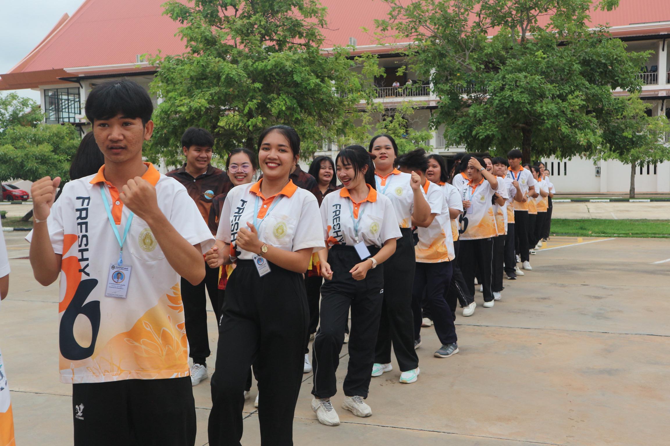 69. วันที่ 30 กรกฎาคม 2567 โปรแกรมวิชาสังคมศึกษา คณะครุศาสตร์ จัดกิจกรรมเฉลยสายรหัส และสันทนาการ ให้กับนักศึกษาชั้นปีที่ 1 